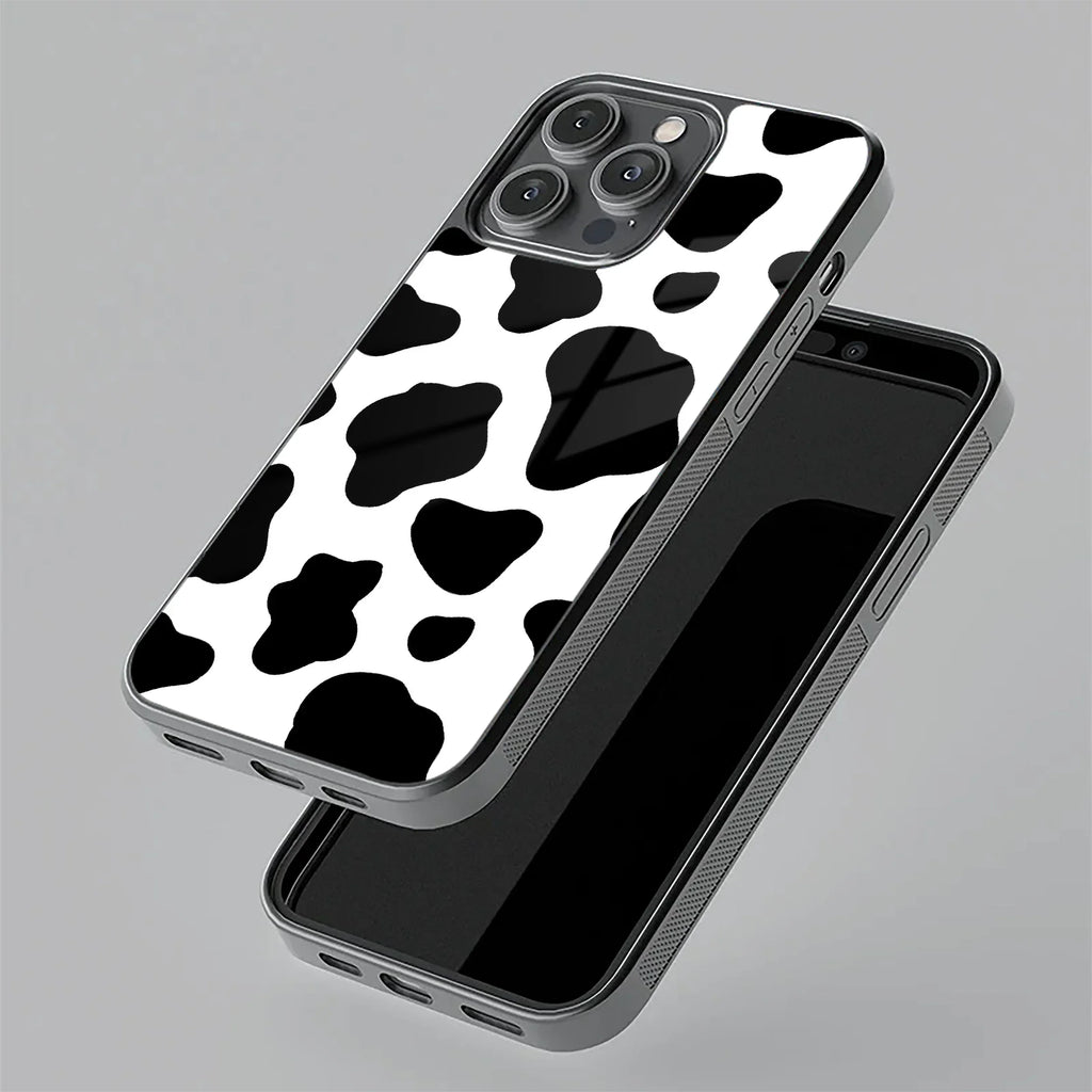 Cow Print Glass Phone Case Cover For Motorola - ShopOnCliQ