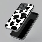 Cow Print Glass Phone Case Cover For iPhone - ShopOnCliQ