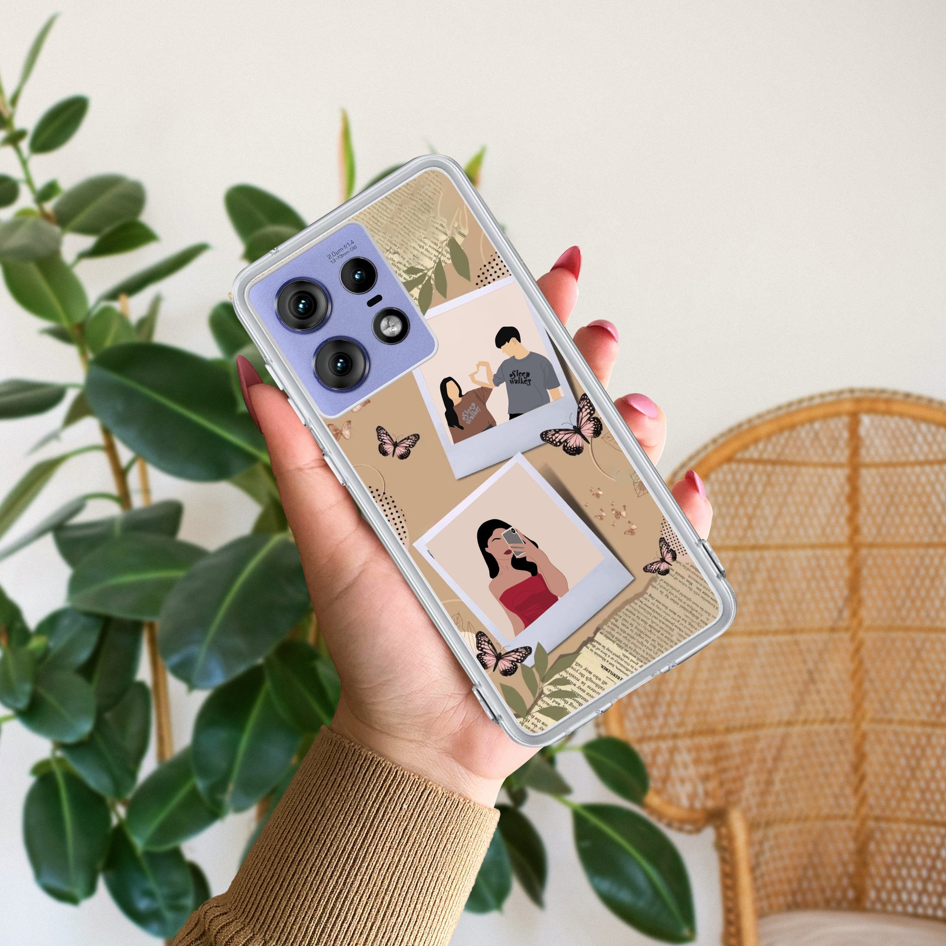 Creatistic Personlised Photo Transparent Silicon Case For Motorola ShopOnCliQ