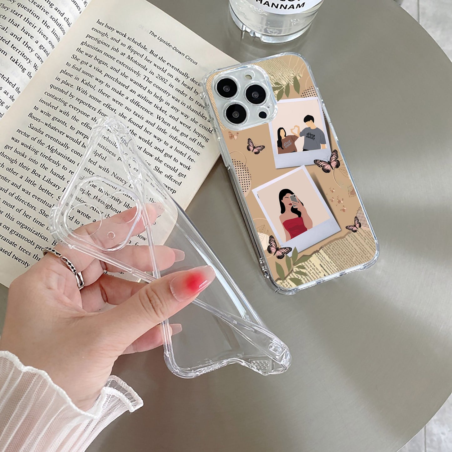 Creatistic Personlised Photo Transparent Silicon Case For Motorola ShopOnCliQ