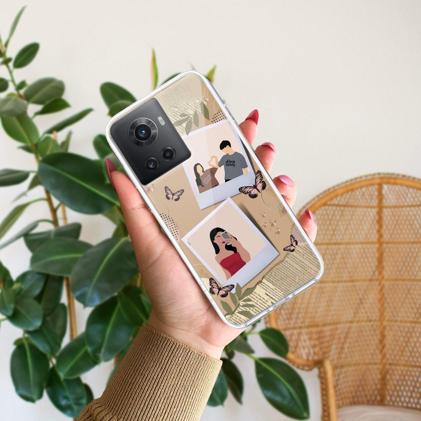 Creatistic Personlised  Photo Transparent Silicon Case For OnePlus