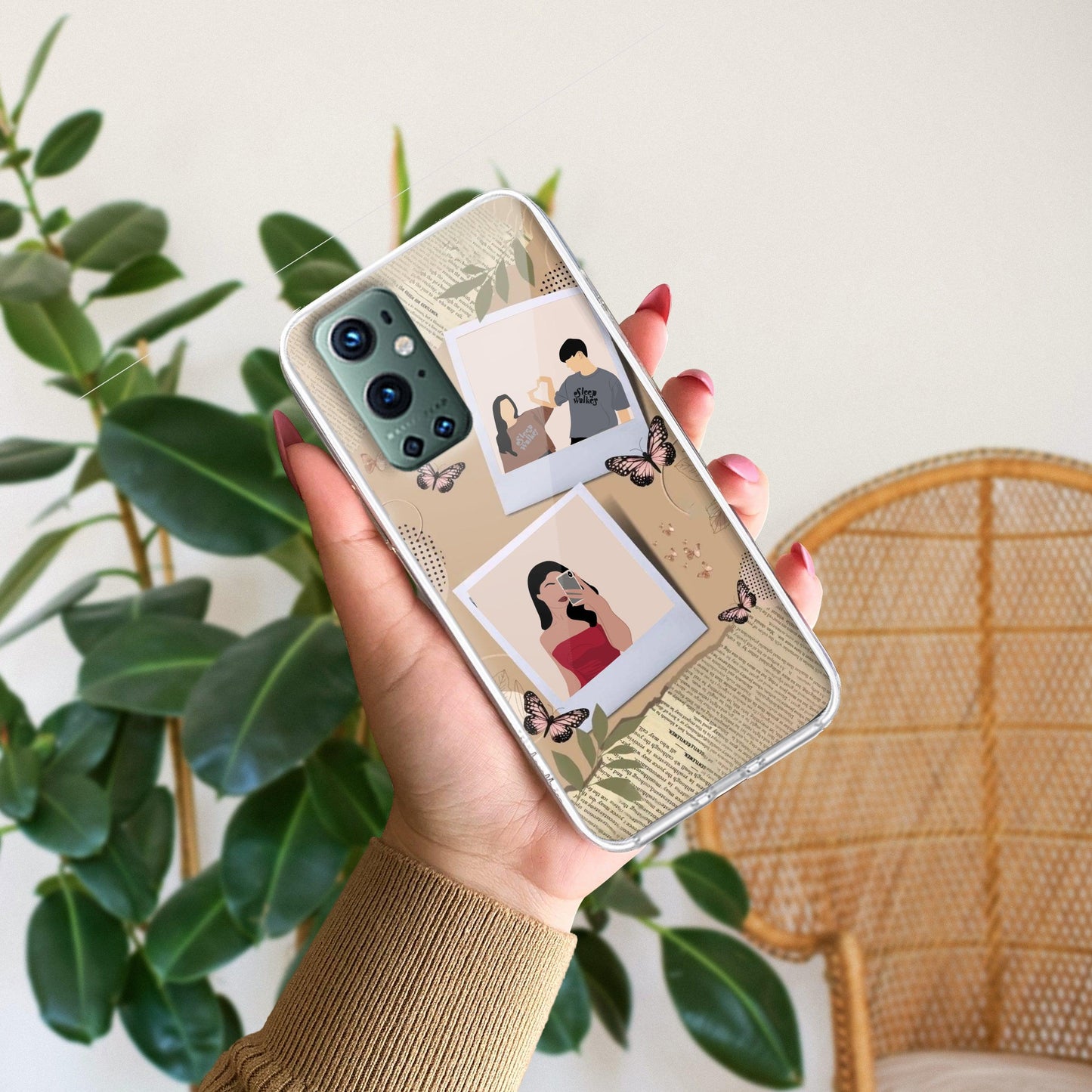 Creatistic Personlised  Photo Transparent Silicon Case For OnePlus