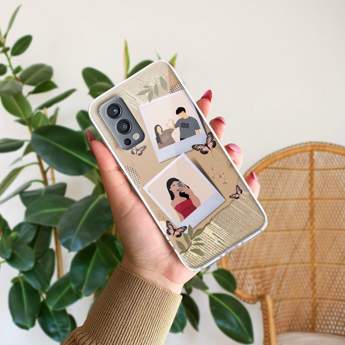 Creatistic Personlised  Photo Transparent Silicon Case For OnePlus