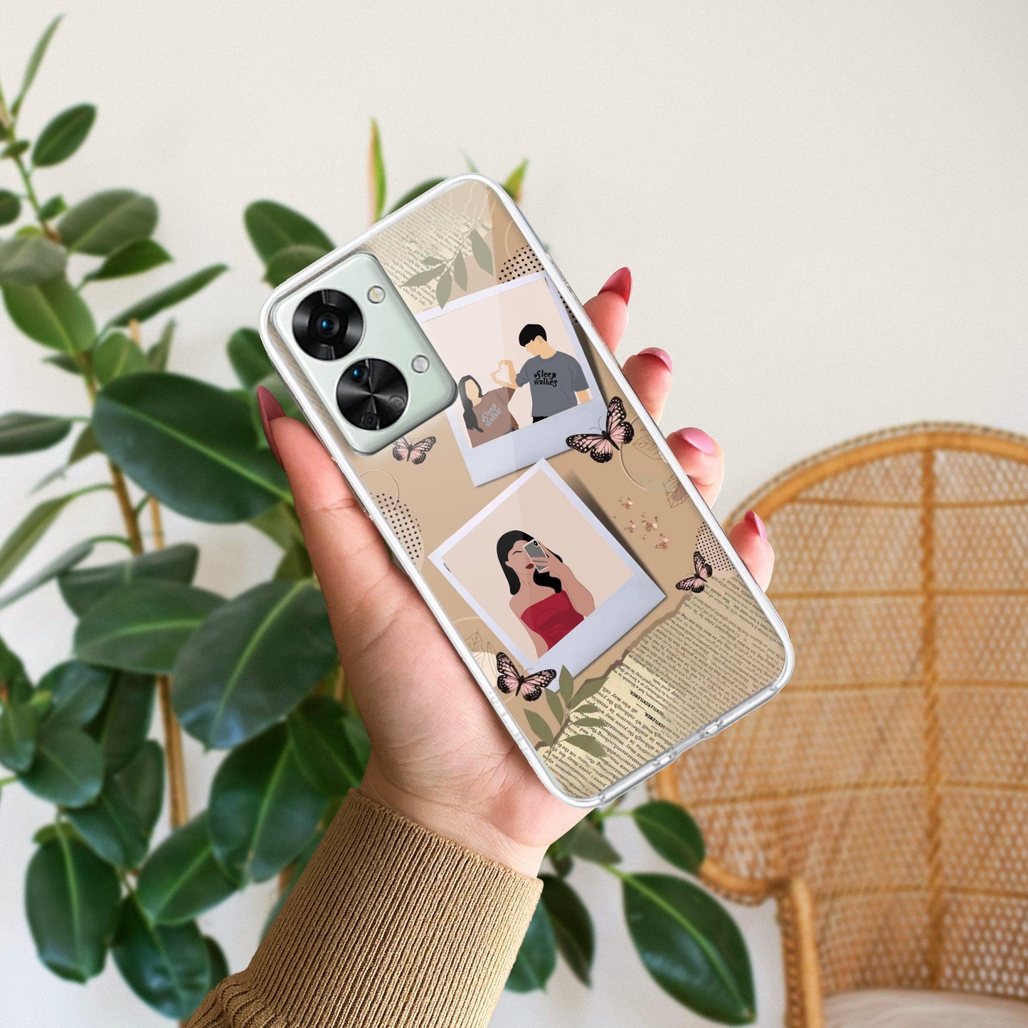 Creatistic Personlised  Photo Transparent Silicon Case For OnePlus