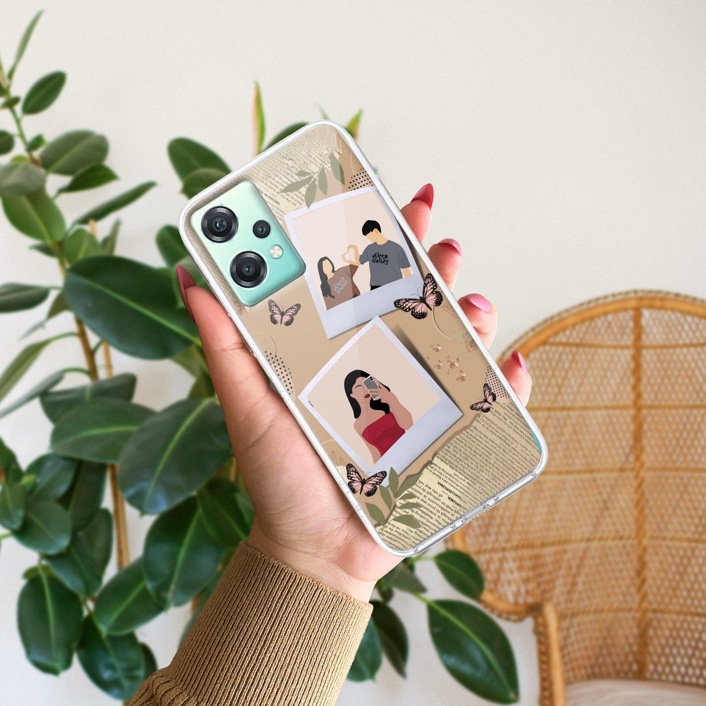 Creatistic Personlised  Photo Transparent Silicon Case For OnePlus