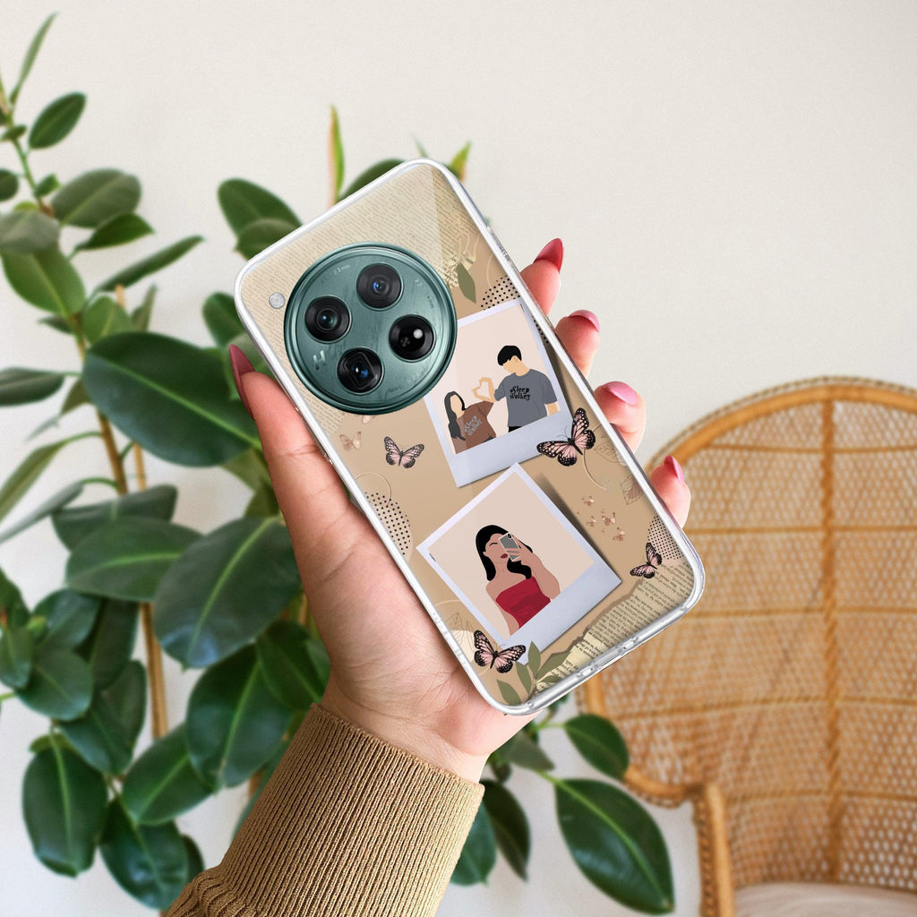 Creatistic Personlised  Photo Transparent Silicon Case For OnePlus 12R 5G
