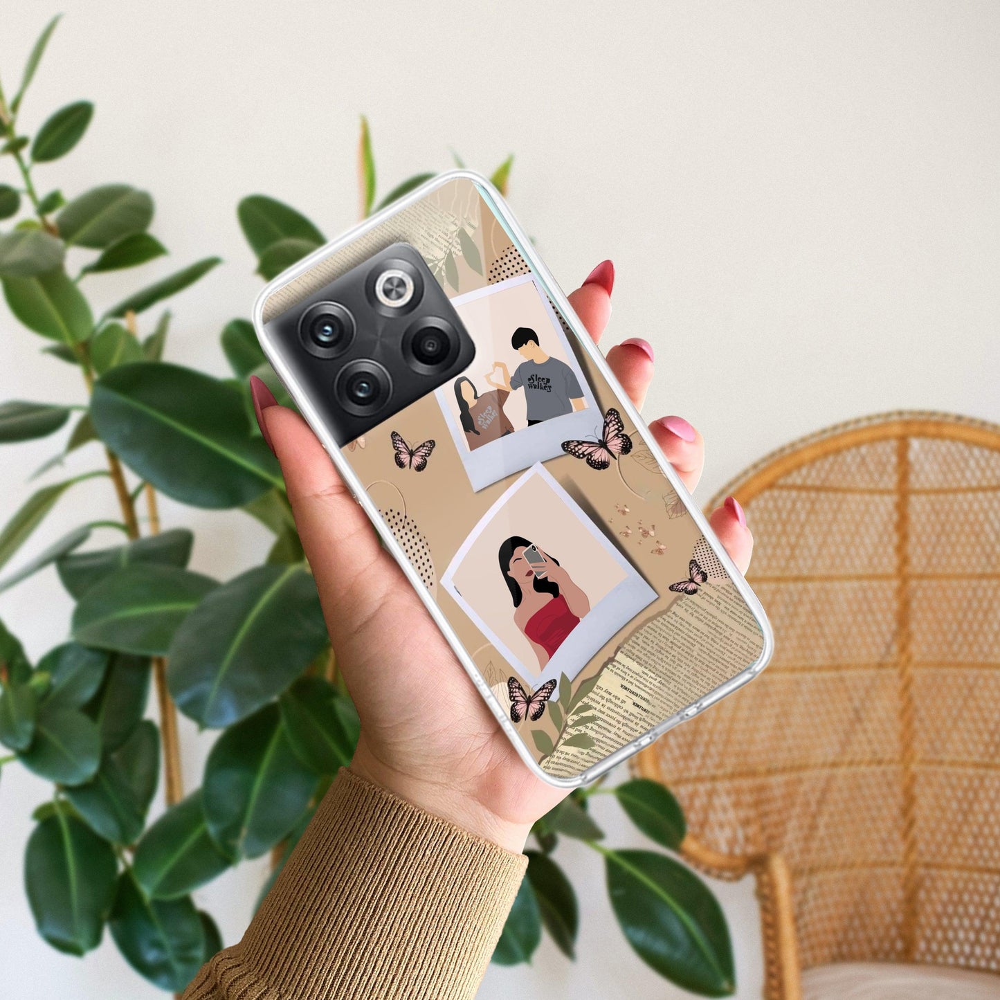 Creatistic Personlised  Photo Transparent Silicon Case For OnePlus