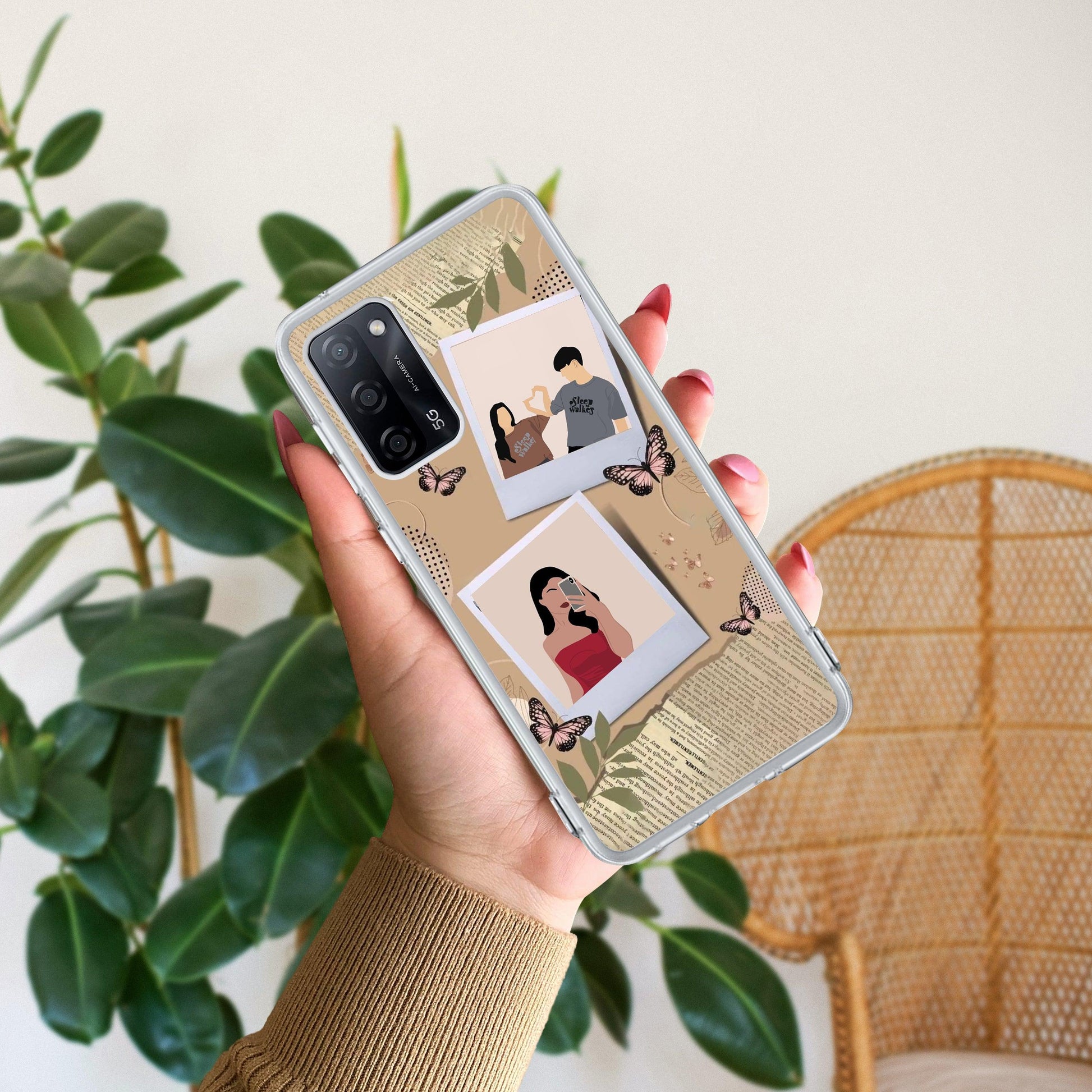 Creatistic Personlised Photo Transparent Silicon Case For Oppo - ShopOnCliQ