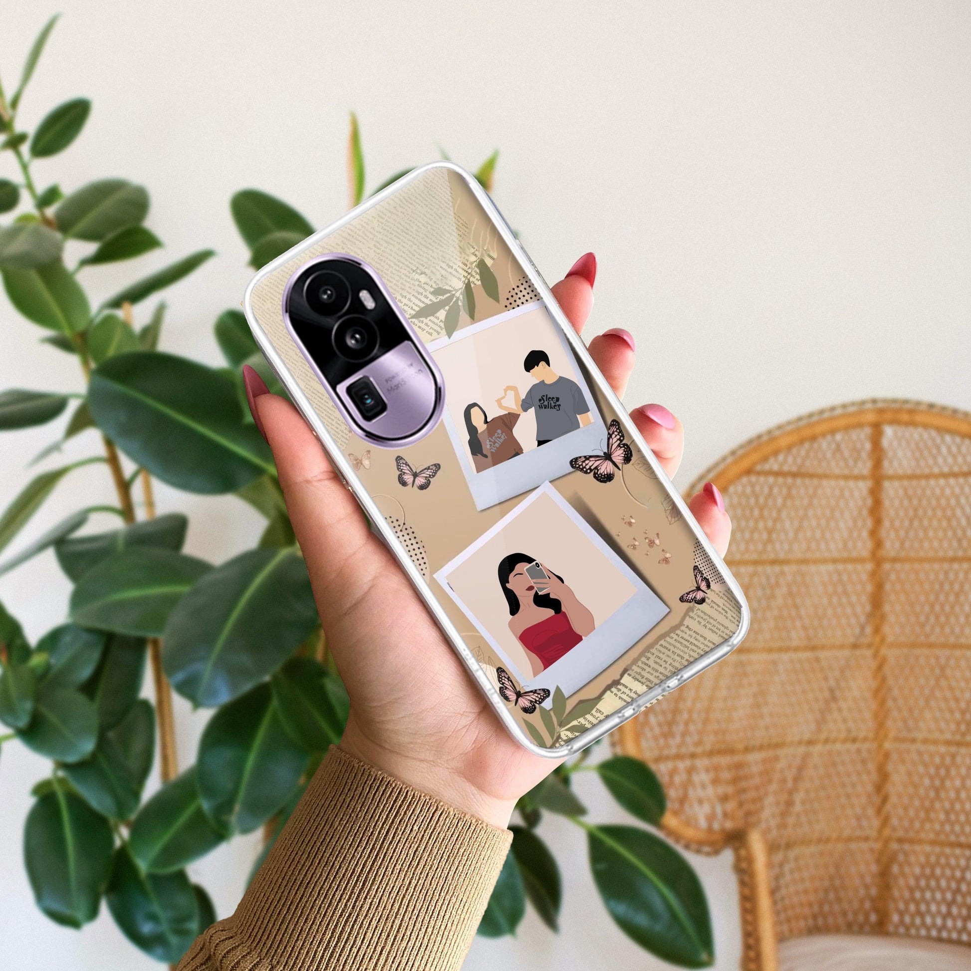 Creatistic Personlised Photo Transparent Silicon Case For Oppo - ShopOnCliQ