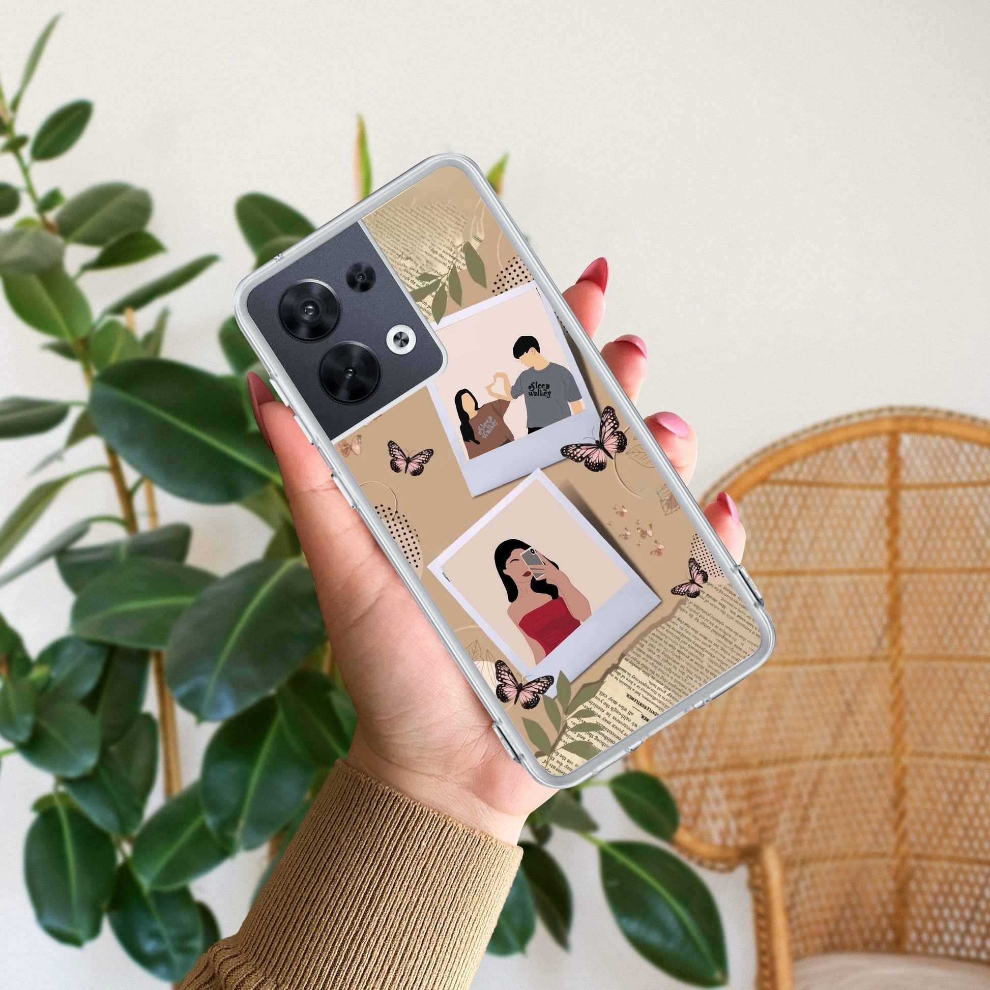 Creatistic Personlised Photo Transparent Silicon Case For Oppo - ShopOnCliQ