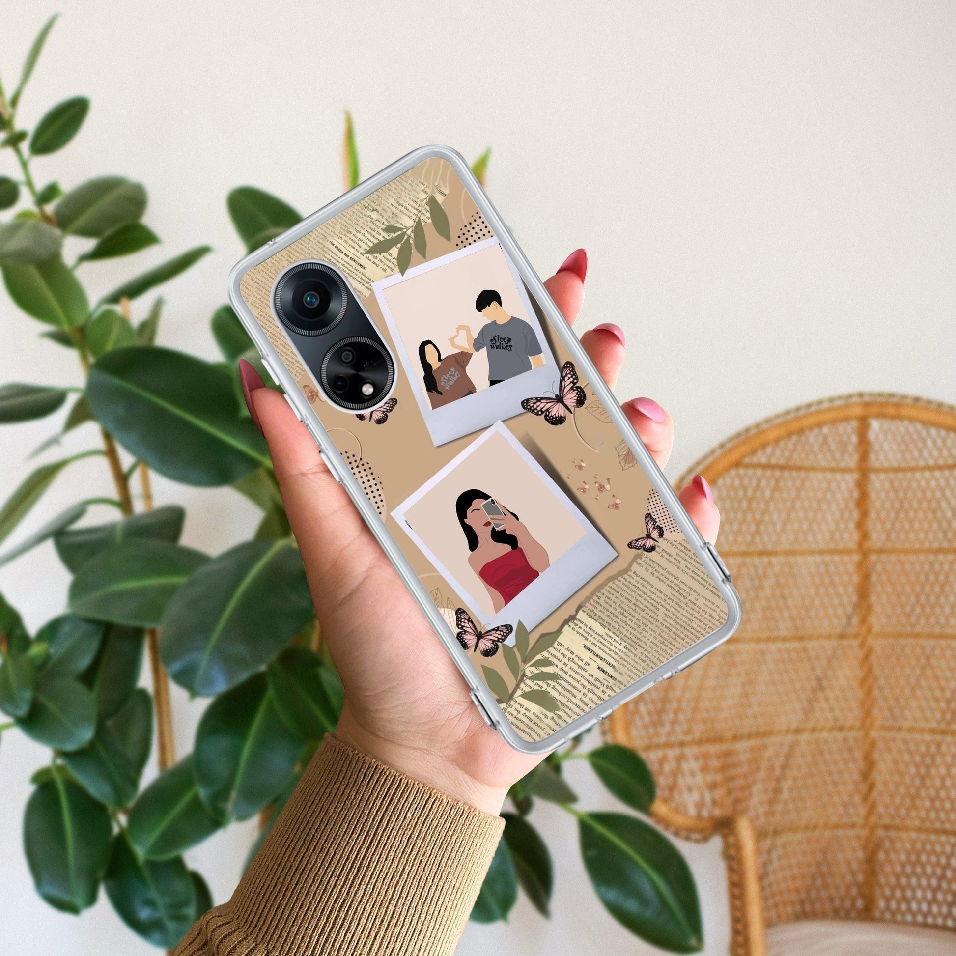 Creatistic Personlised Photo Transparent Silicon Case For Oppo - ShopOnCliQ