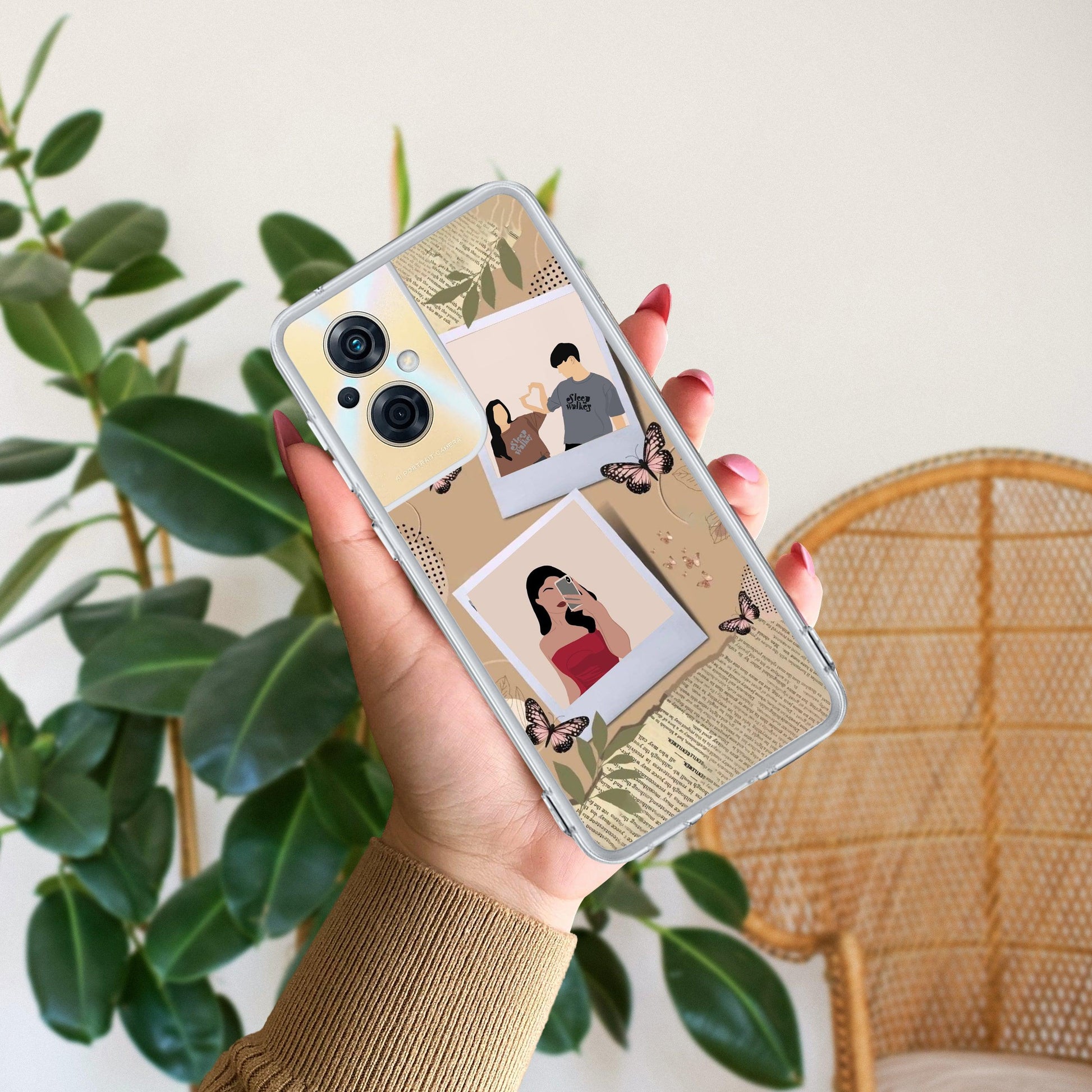 Creatistic Personlised Photo Transparent Silicon Case For Oppo - ShopOnCliQ