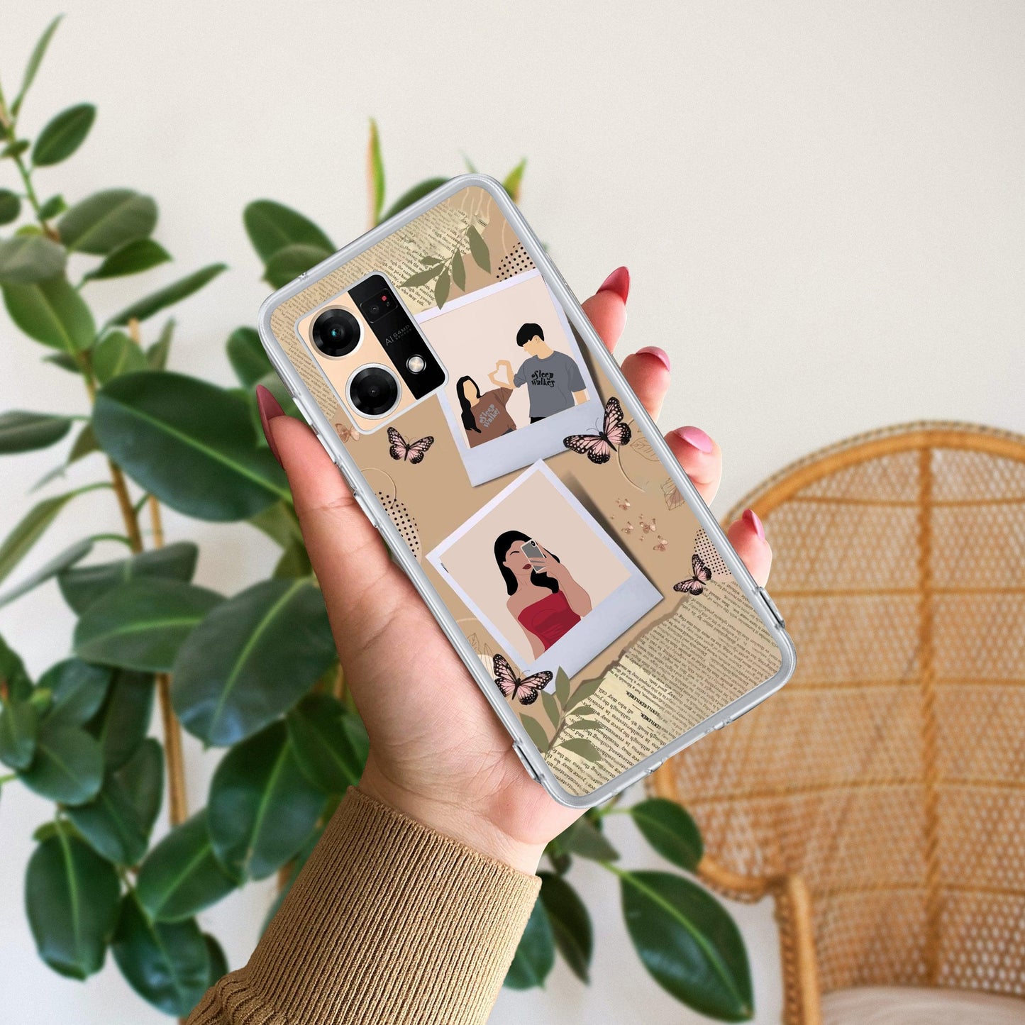 Creatistic Personlised Photo Transparent Silicon Case For Oppo - ShopOnCliQ