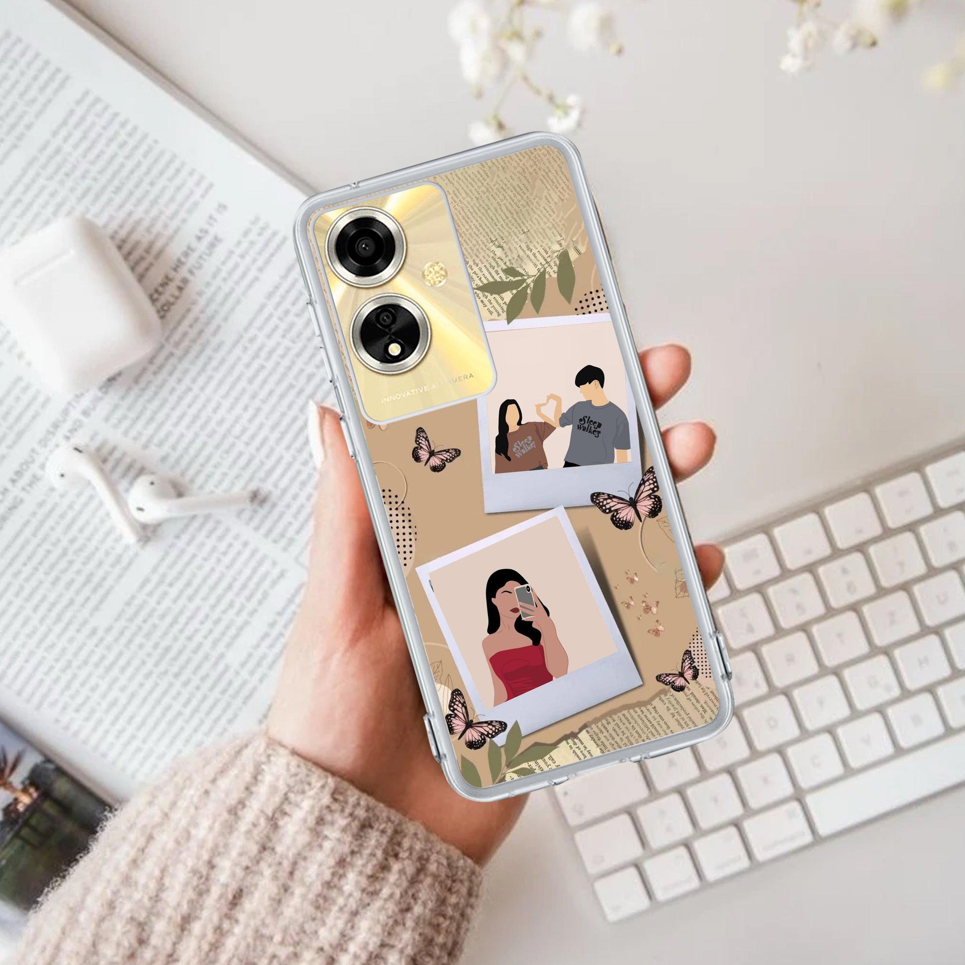 Creatistic Personlised Photo Transparent Silicon Case For Oppo - ShopOnCliQ