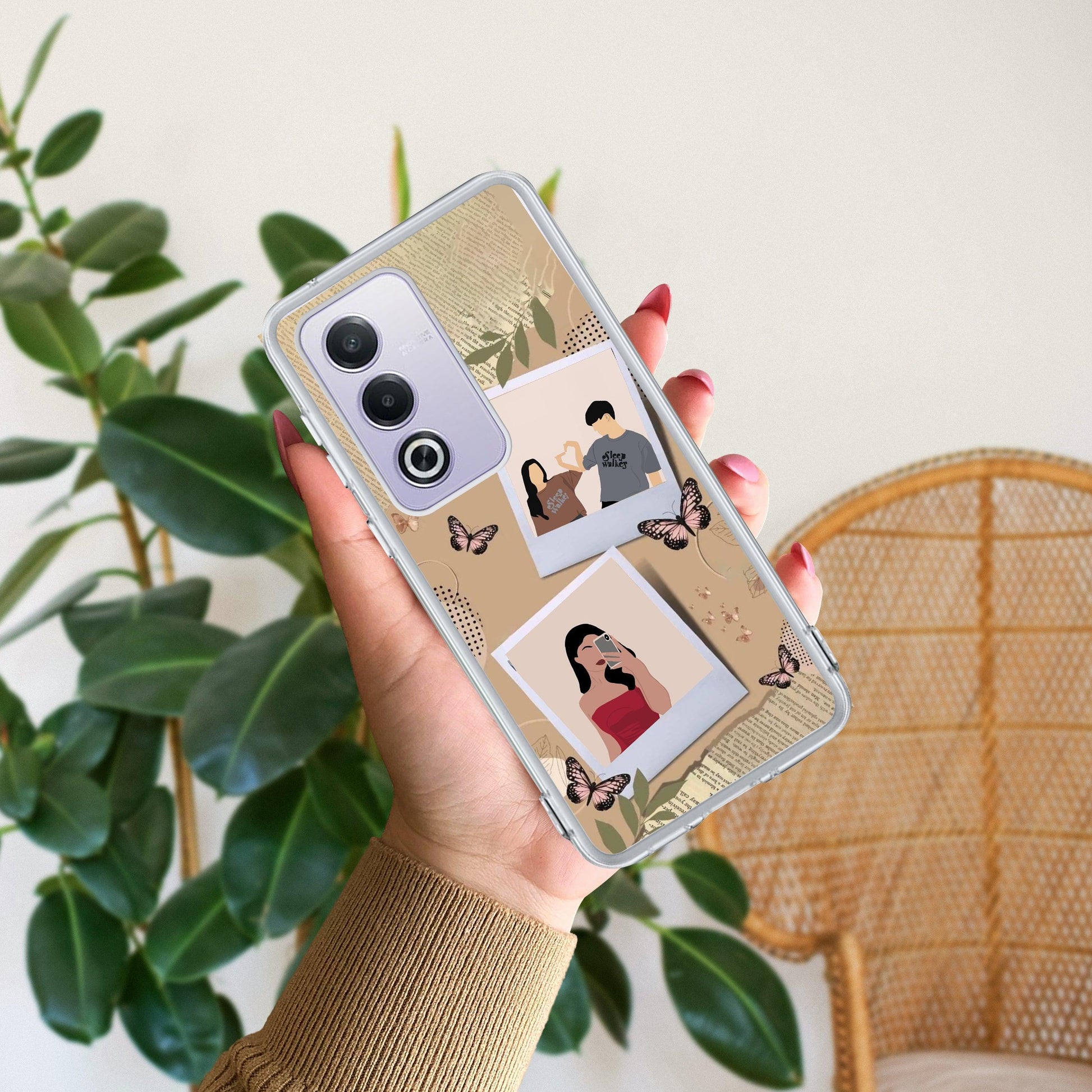 Creatistic Personlised Photo Transparent Silicon Case For Oppo - ShopOnCliQ