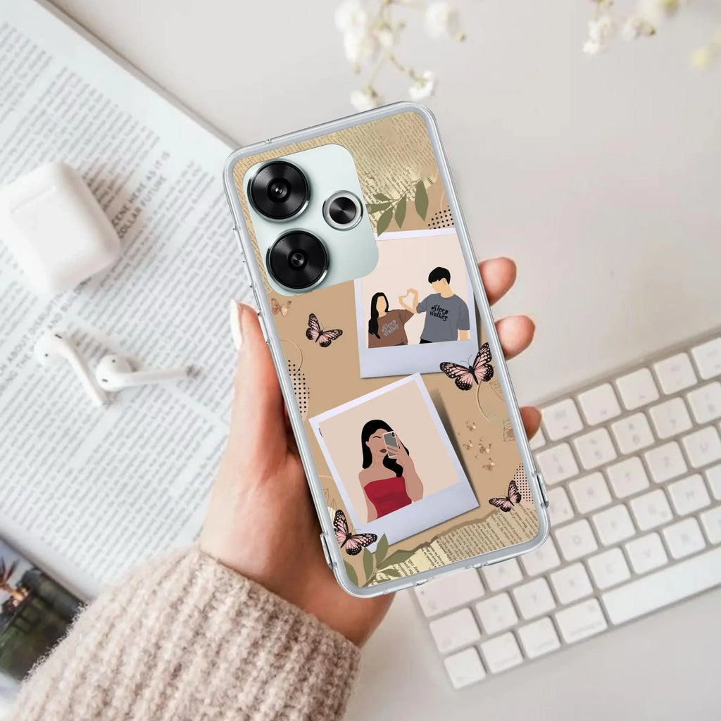 Creatistic Personlised  Photo Transparent Silicon Case For Poco F6 5G