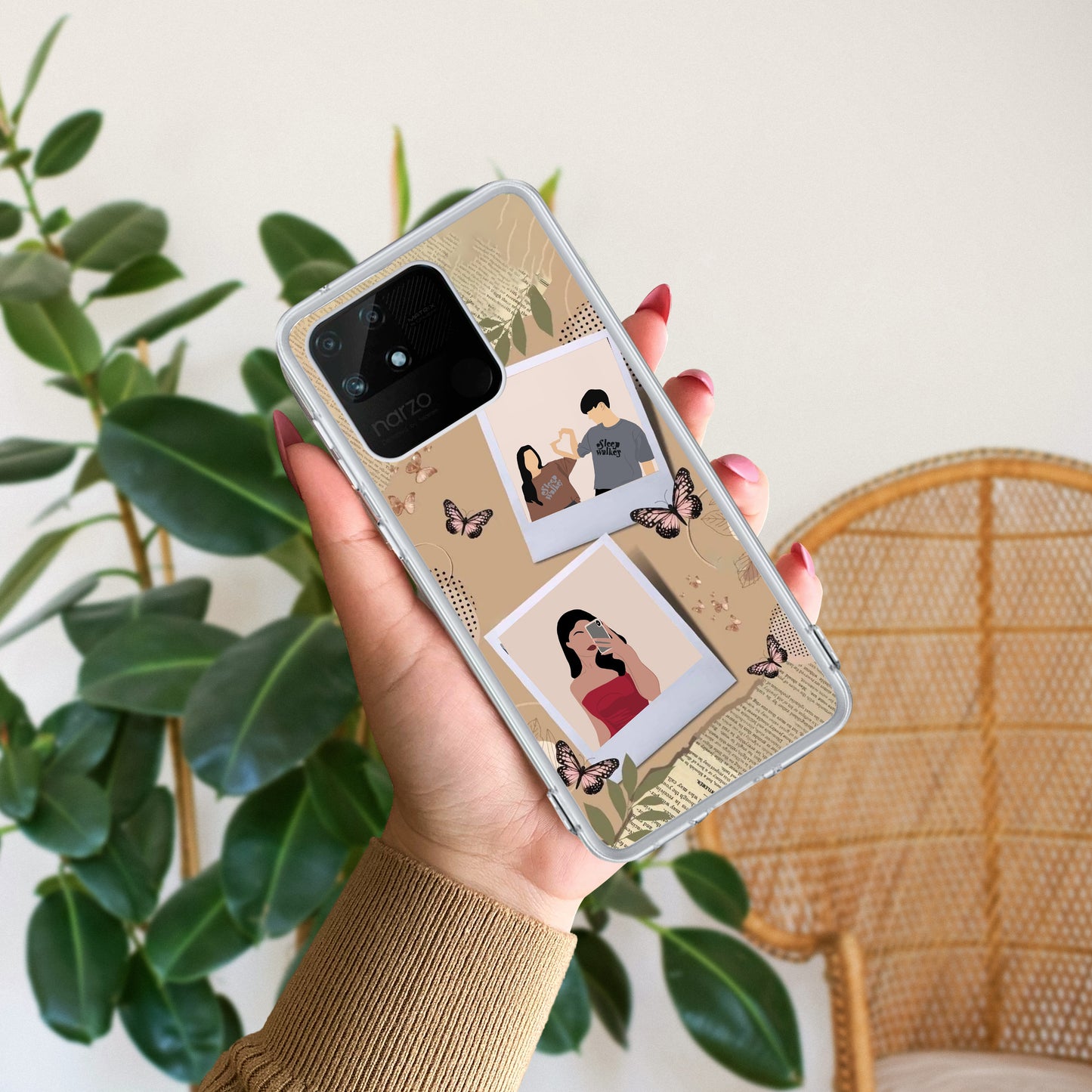 Creatistic Personlised Photo Transparent Silicon Case For Realme/Narzo ShopOnCliQ