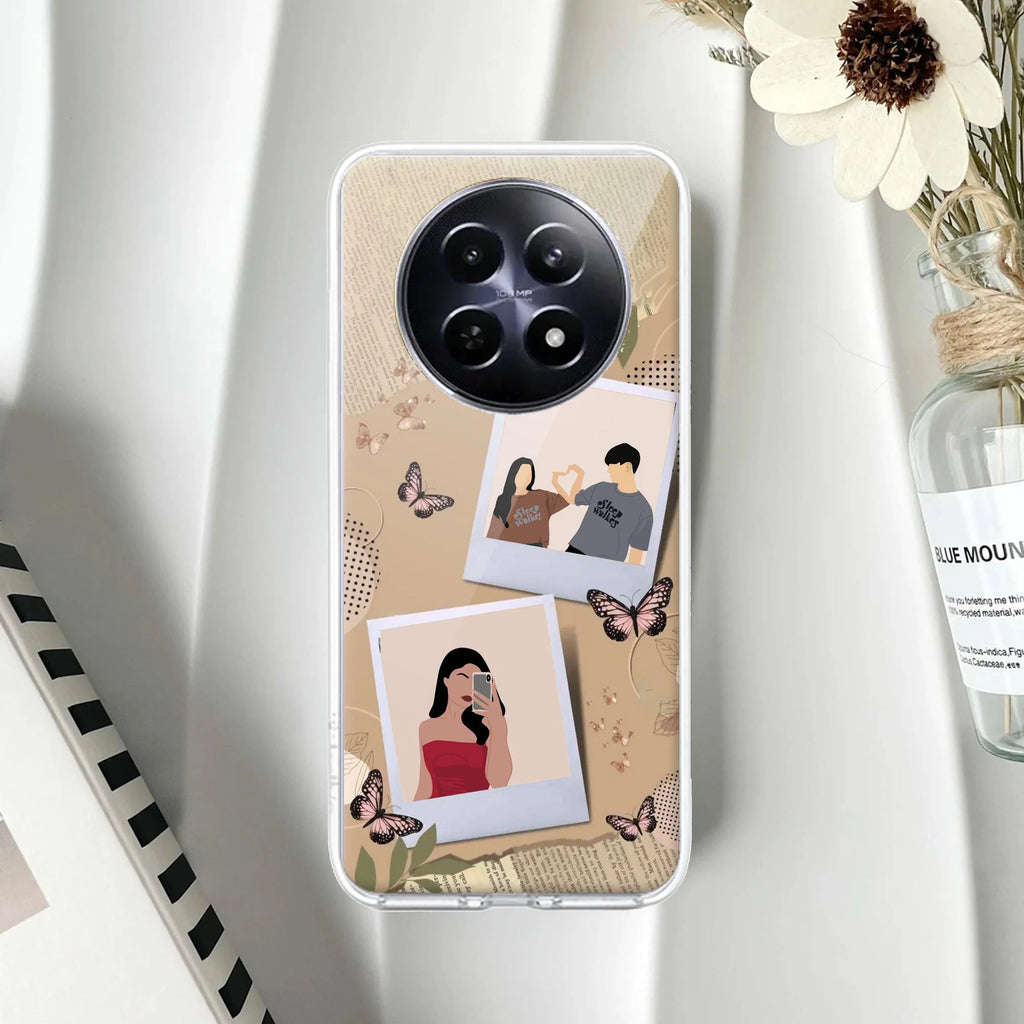 Creatistic Personlised  Photo Transparent Silicon Case For Realme C67 5G