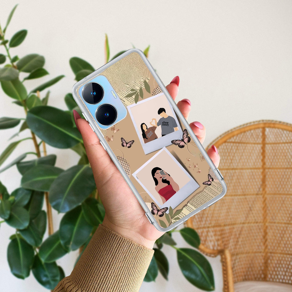 Creatistic Personlised  Photo Transparent Silicon Case For Realme C55