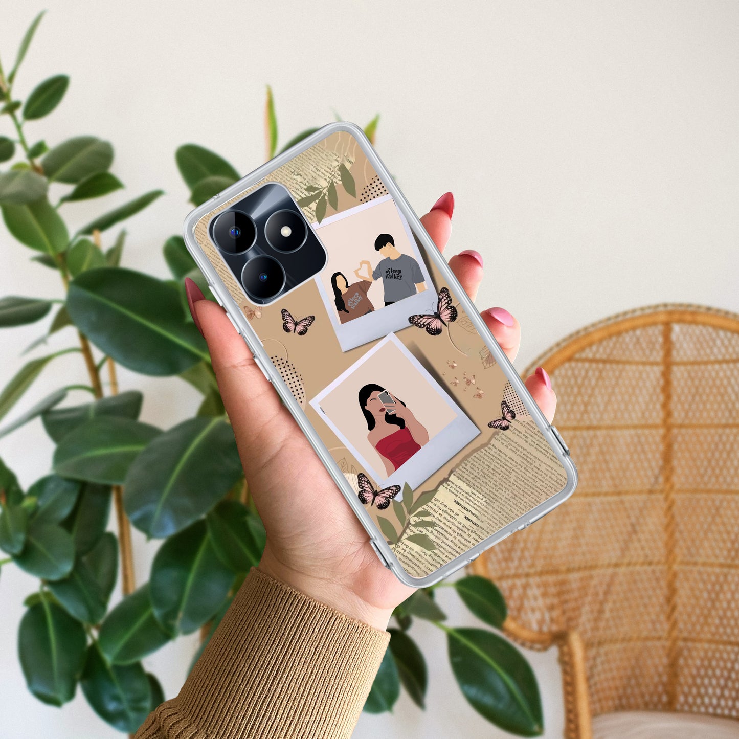 Creatistic Personlised Photo Transparent Silicon Case For Realme/Narzo - ShopOnCliQ