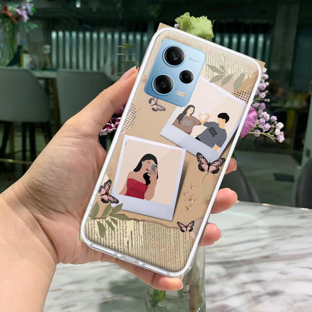 Creatistic Personlised  Photo Transparent Silicon Case For Redmi Note 11