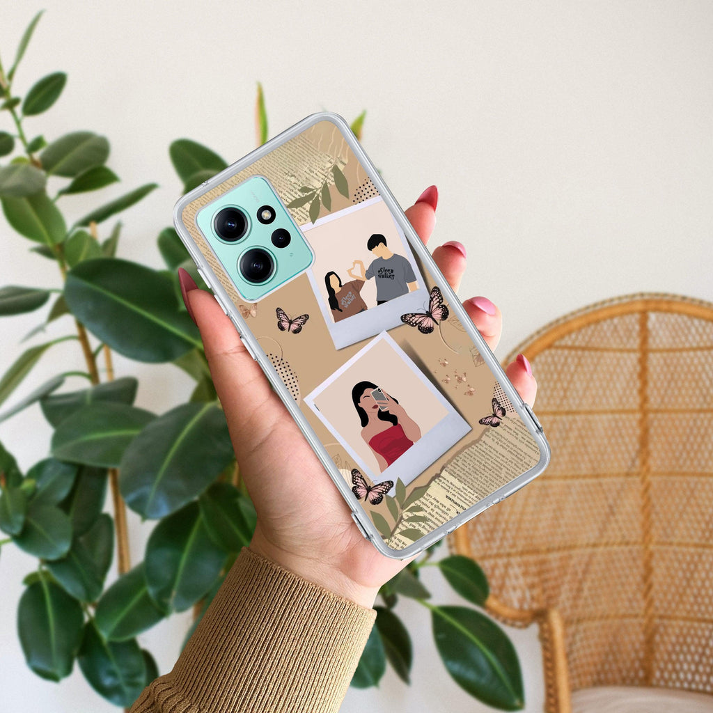 Creatistic Personlised  Photo Transparent Silicon Case For Redmi Note 12 4G