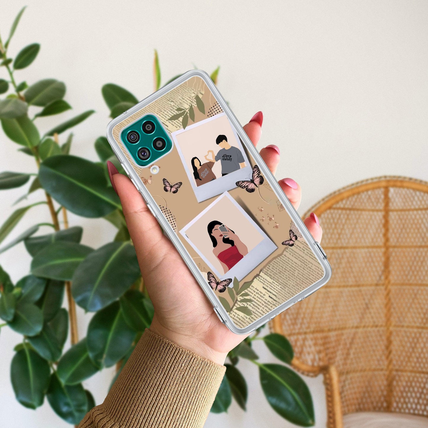 Creatistic Personlised  Photo Transparent Silicon Case For Samsung