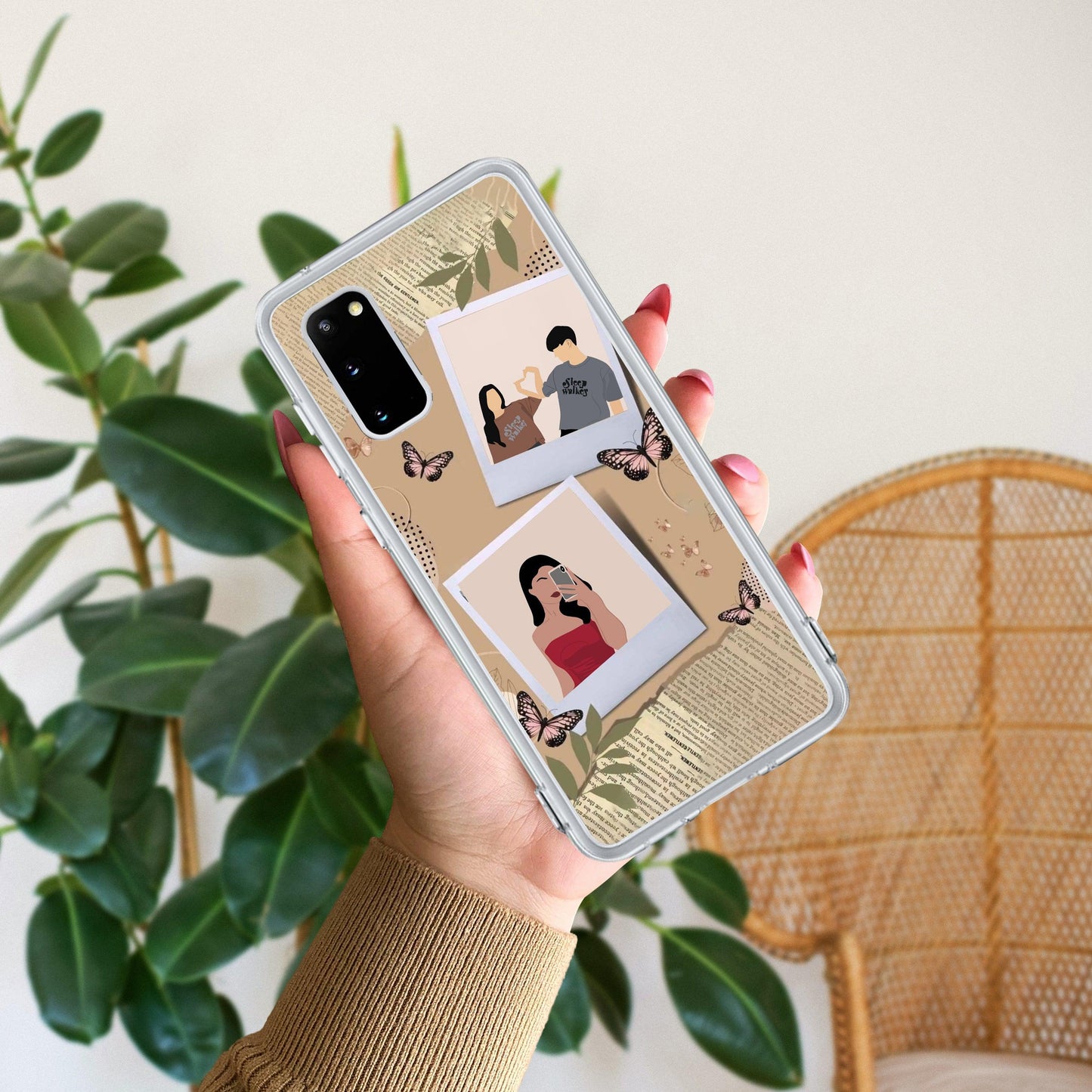 Creatistic Personlised  Photo Transparent Silicon Case For Samsung