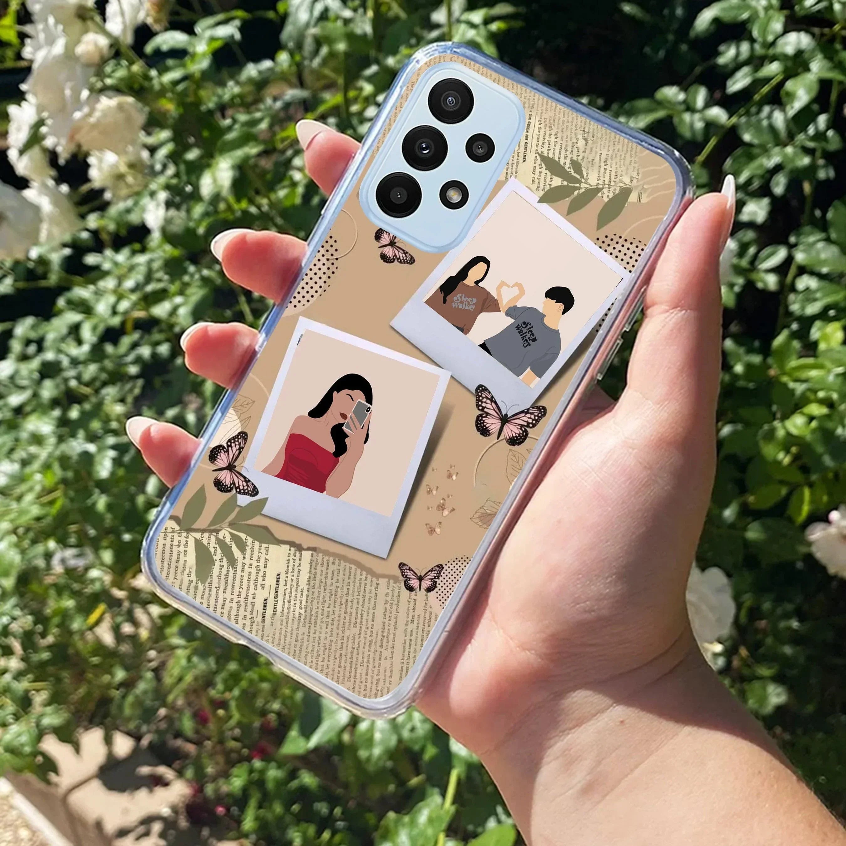 Creatistic Personlised  Photo Transparent Silicon Case For Samsung Galaxy A32 4G