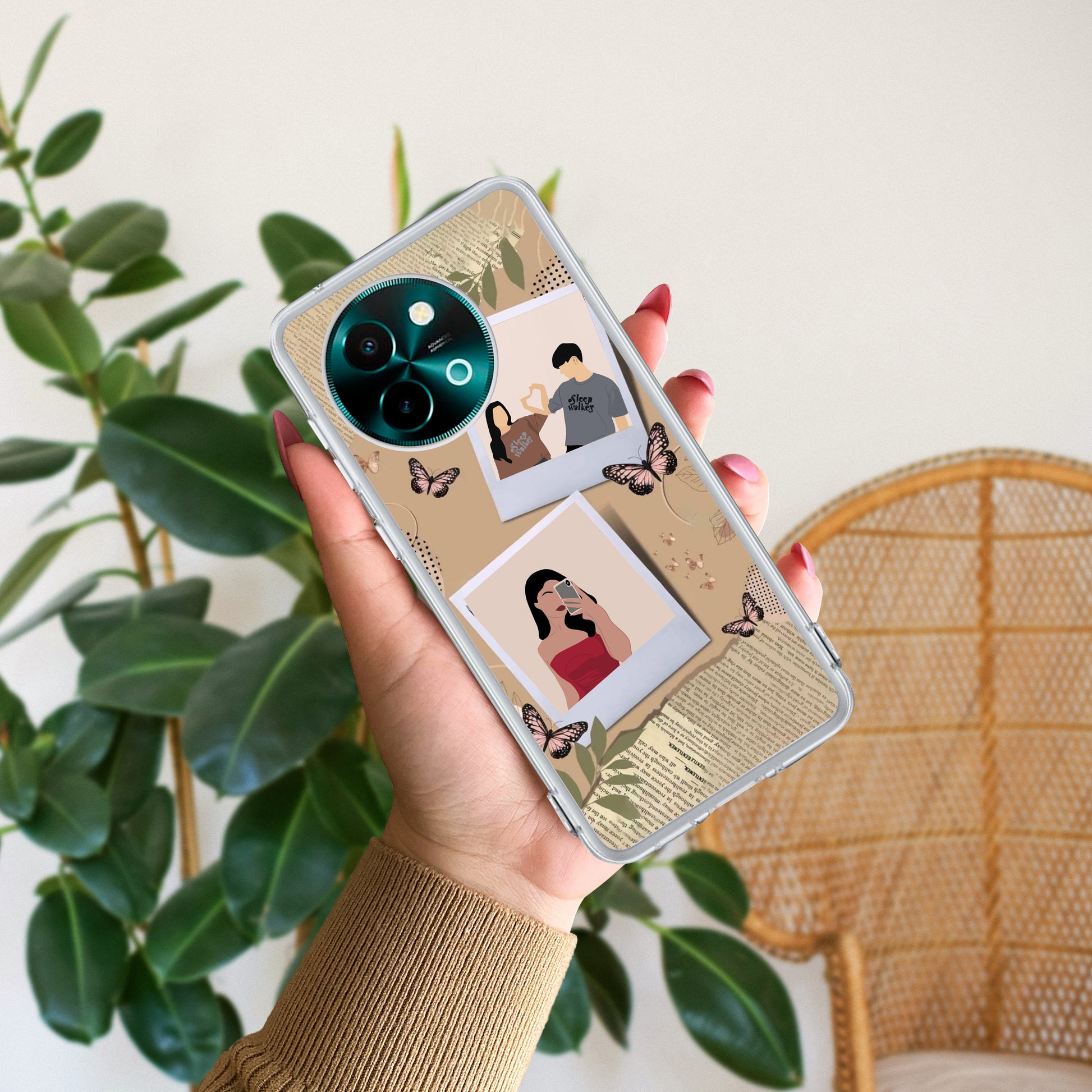 Creatistic Personlised Photo Transparent Silicon Case For Vivo ShopOnCliQ