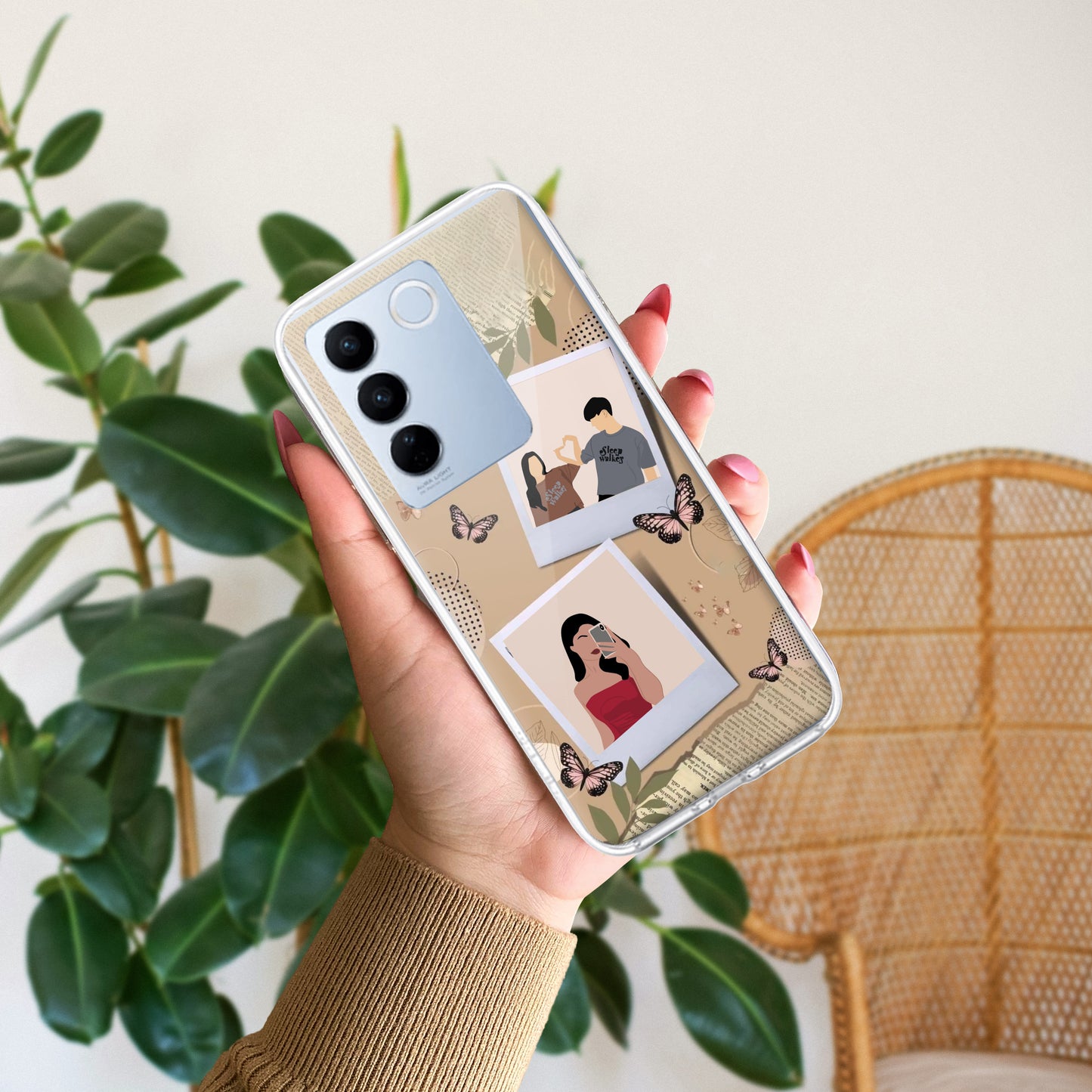 Creatistic Personlised Photo Transparent Silicon Case For Vivo ShopOnCliQ