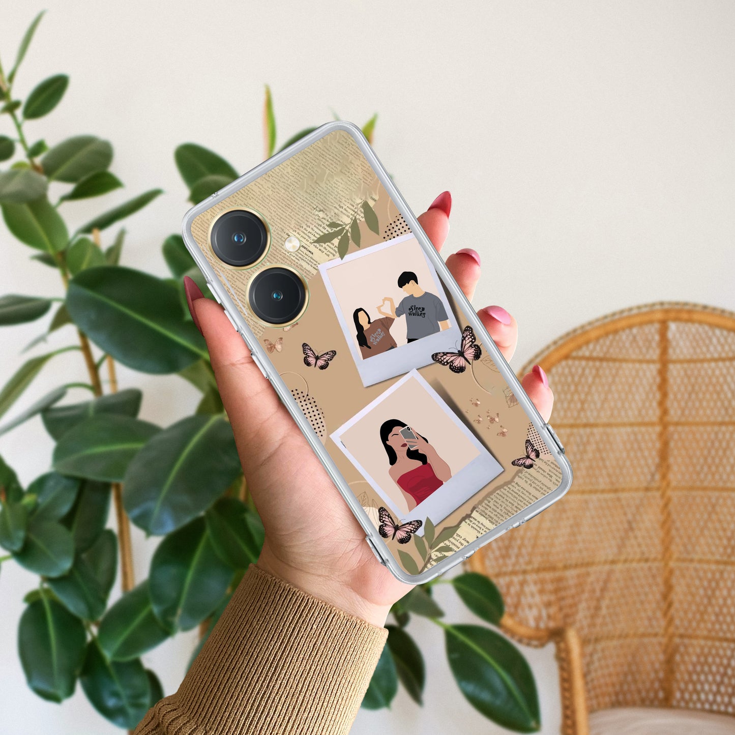 Creatistic Personlised Photo Transparent Silicon Case For Vivo ShopOnCliQ