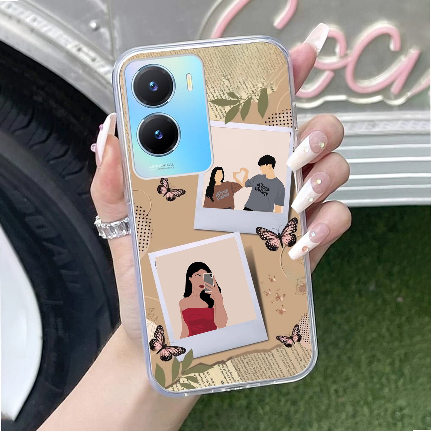 Creatistic Personlised Photo Transparent Silicon Case For Vivo ShopOnCliQ