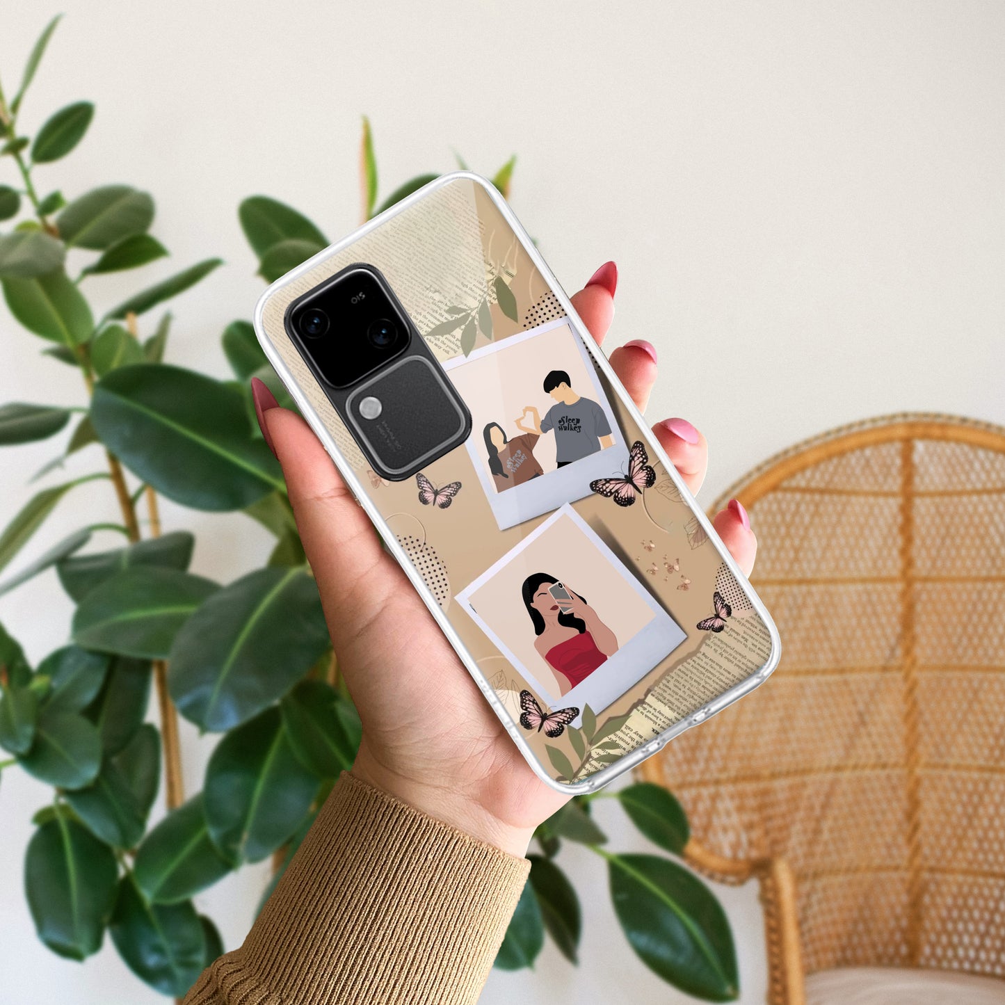 Creatistic Personlised Photo Transparent Silicon Case For Vivo ShopOnCliQ