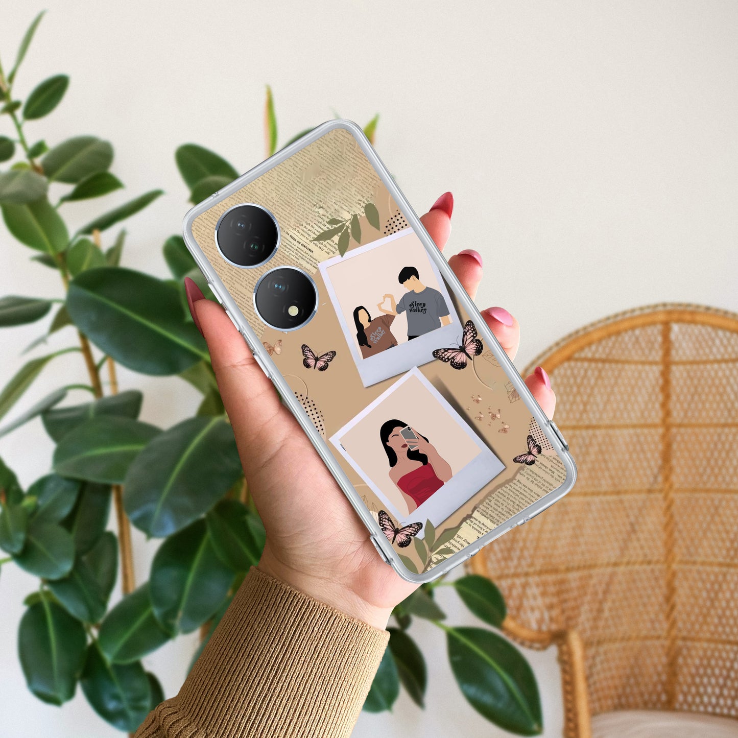 Creatistic Personlised Photo Transparent Silicon Case For Vivo ShopOnCliQ