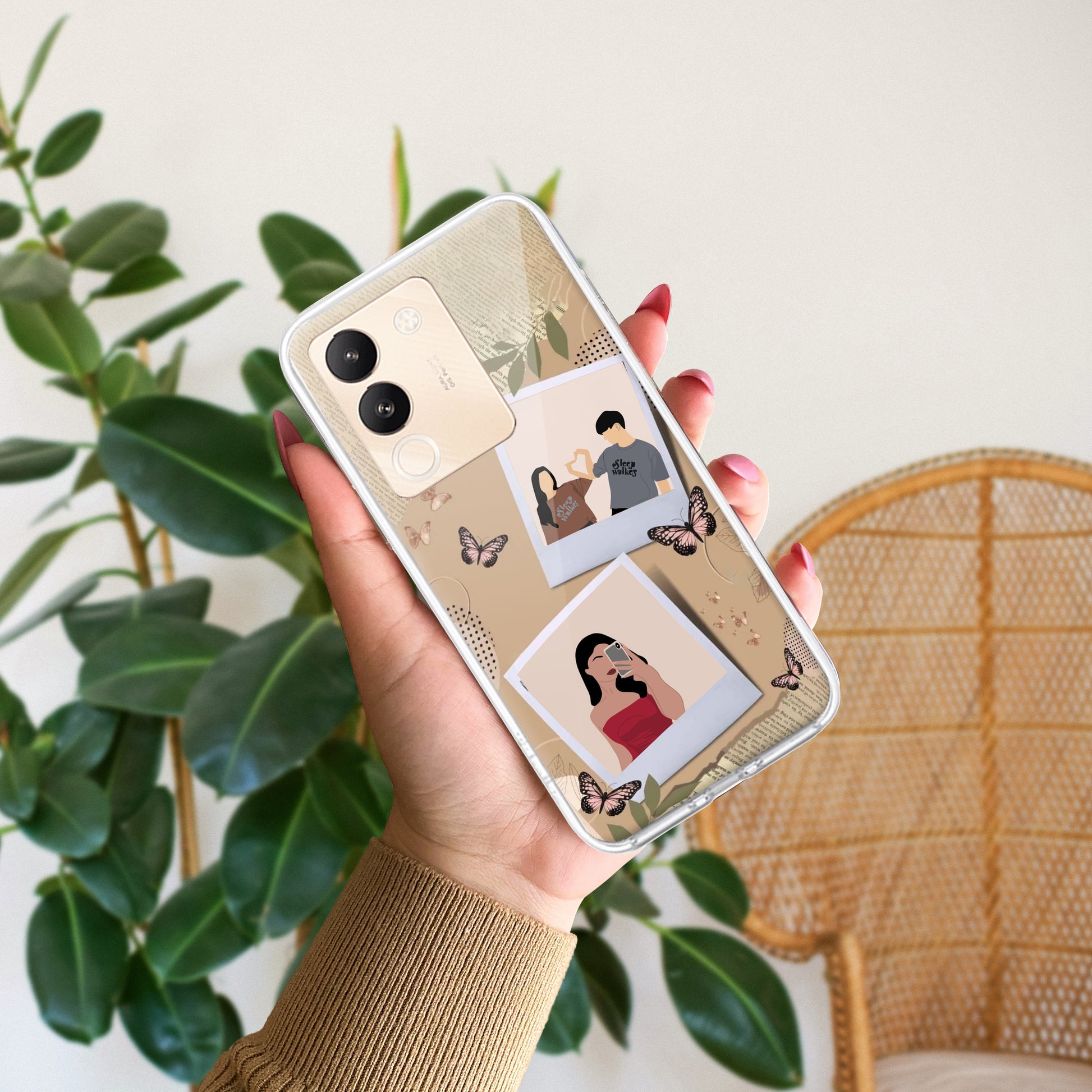 Creatistic Personlised Photo Transparent Silicon Case For Vivo ShopOnCliQ