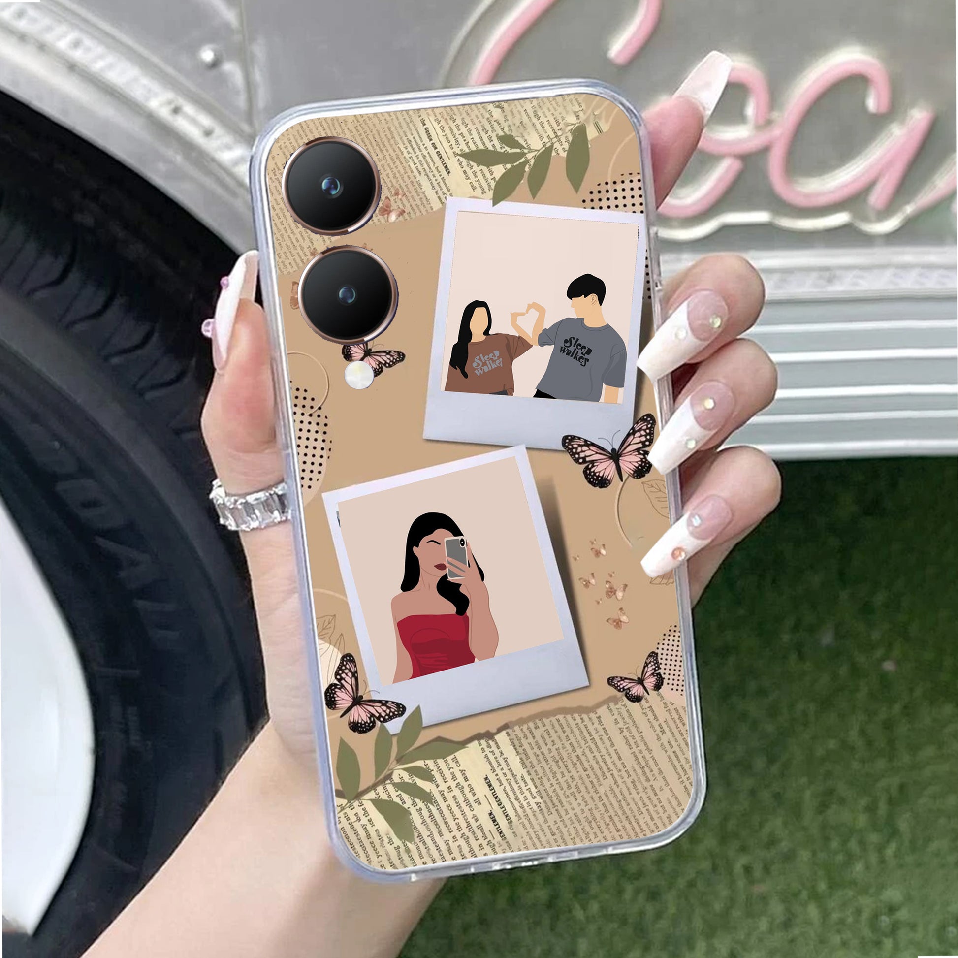 Creatistic Personlised Photo Transparent Silicon Case For Vivo ShopOnCliQ