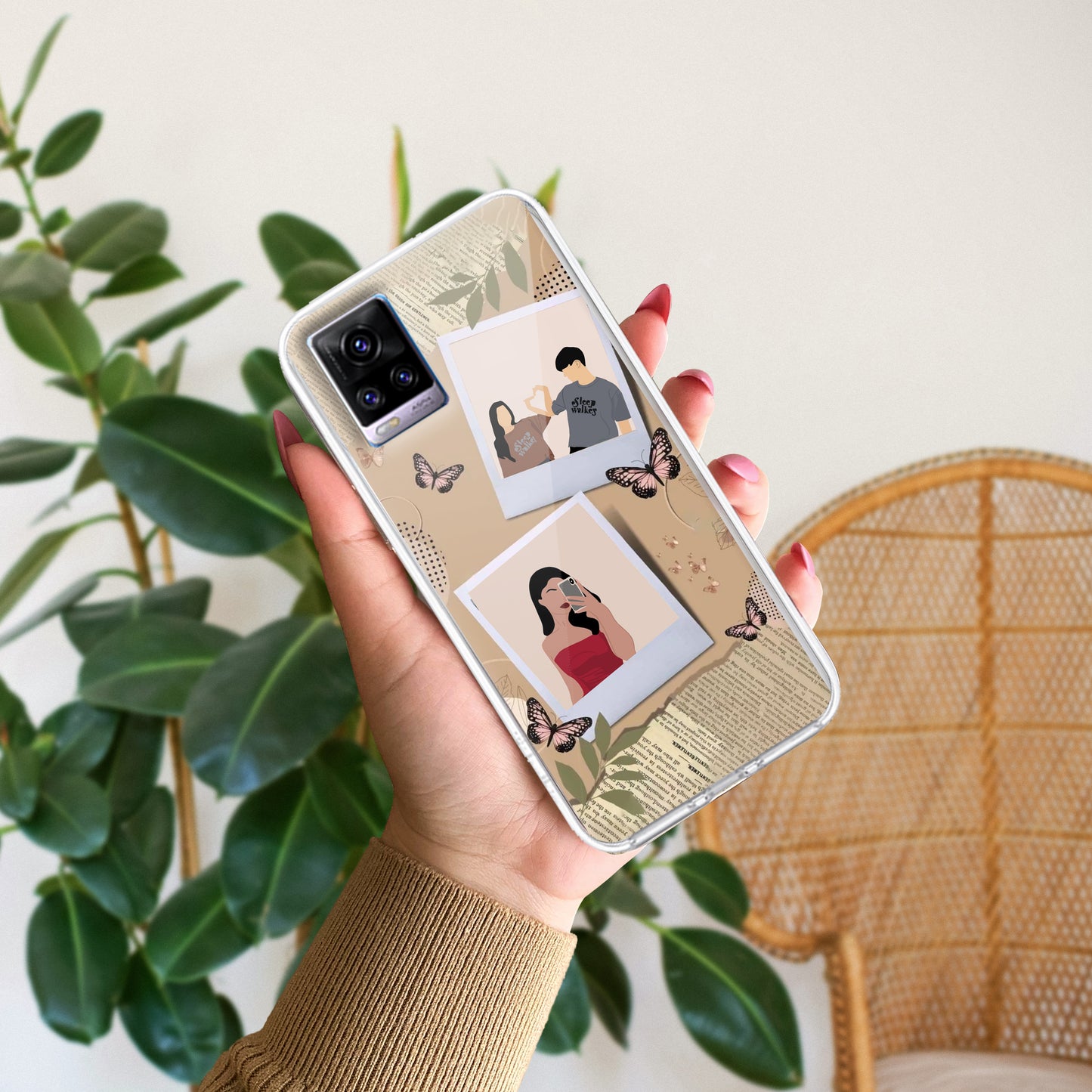 Creatistic Personlised Photo Transparent Silicon Case For Vivo ShopOnCliQ