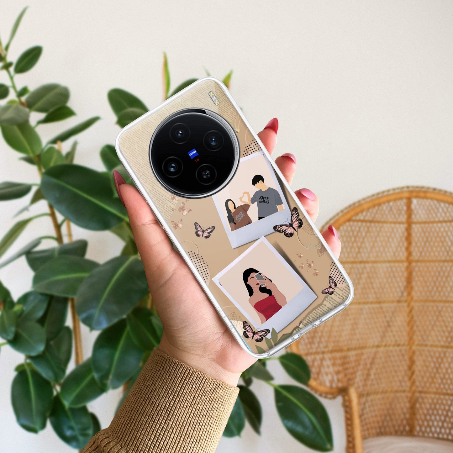 Creatistic Personlised Photo Transparent Silicon Case For Vivo ShopOnCliQ