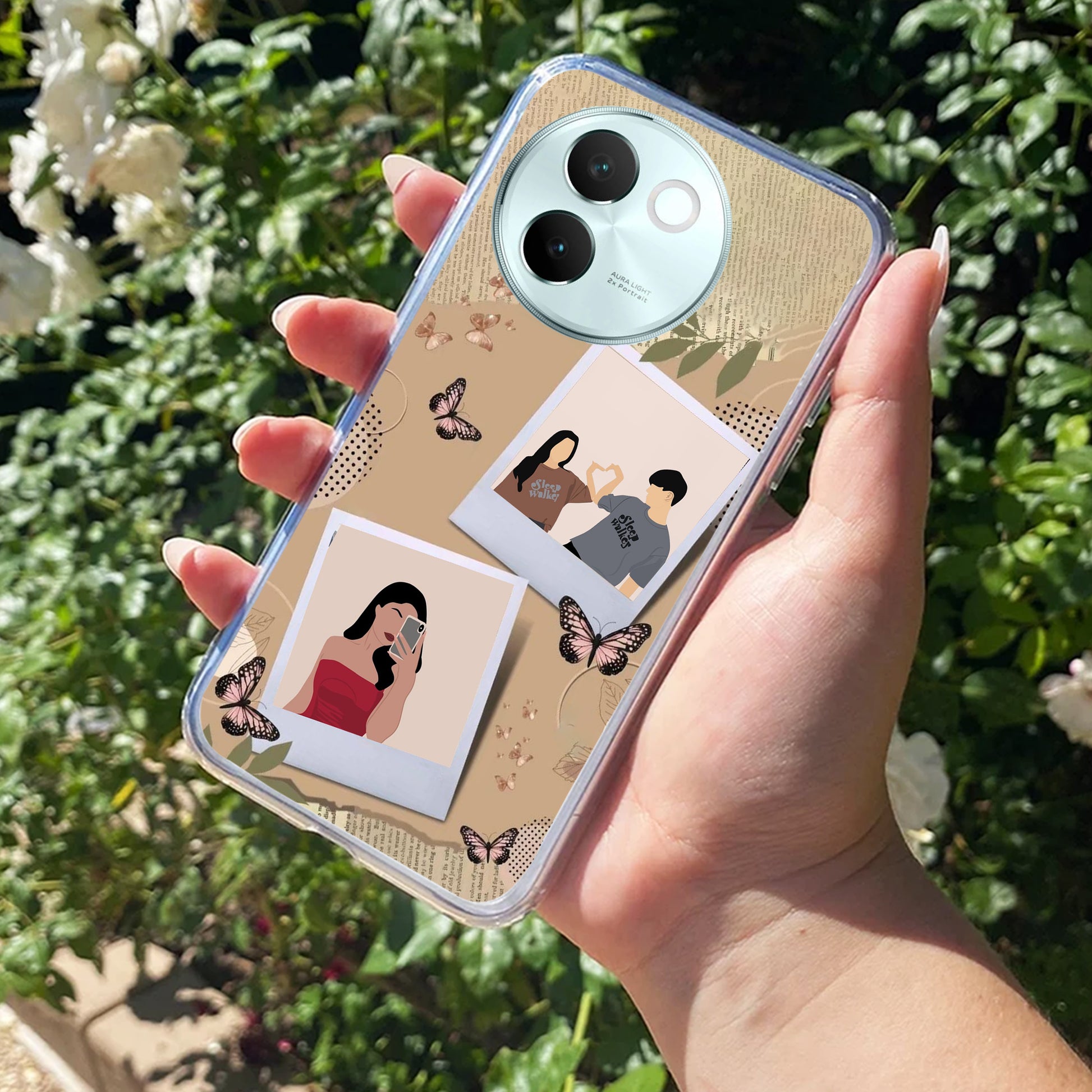 Creatistic Personlised Photo Transparent Silicon Case For Vivo ShopOnCliQ