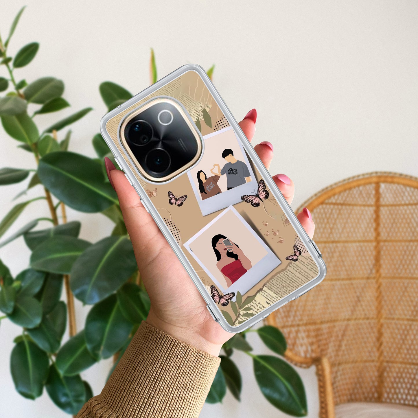 Creatistic Personlised Photo Transparent Silicon Case For Vivo ShopOnCliQ