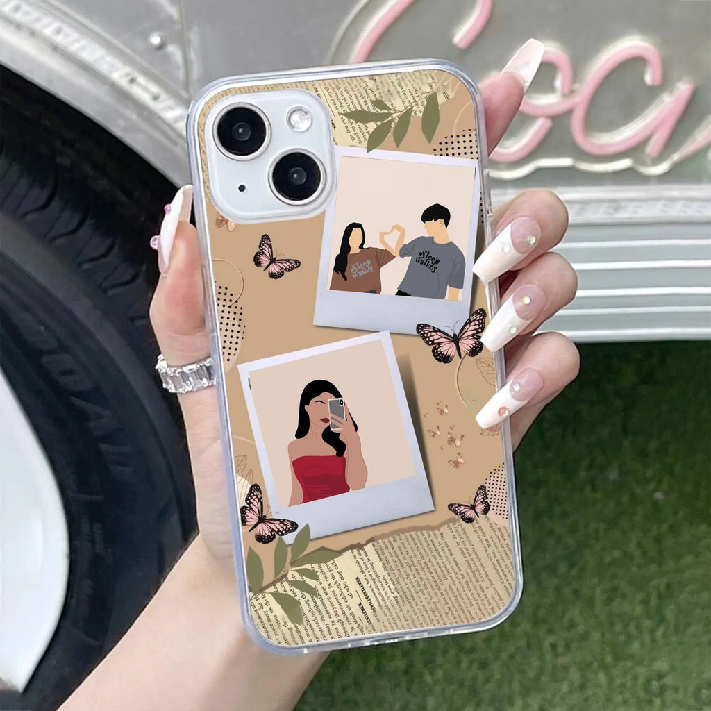 Creatistic Personlised  Photo Transparent Silicon Case For  iPhoneiPhone 14 Pro