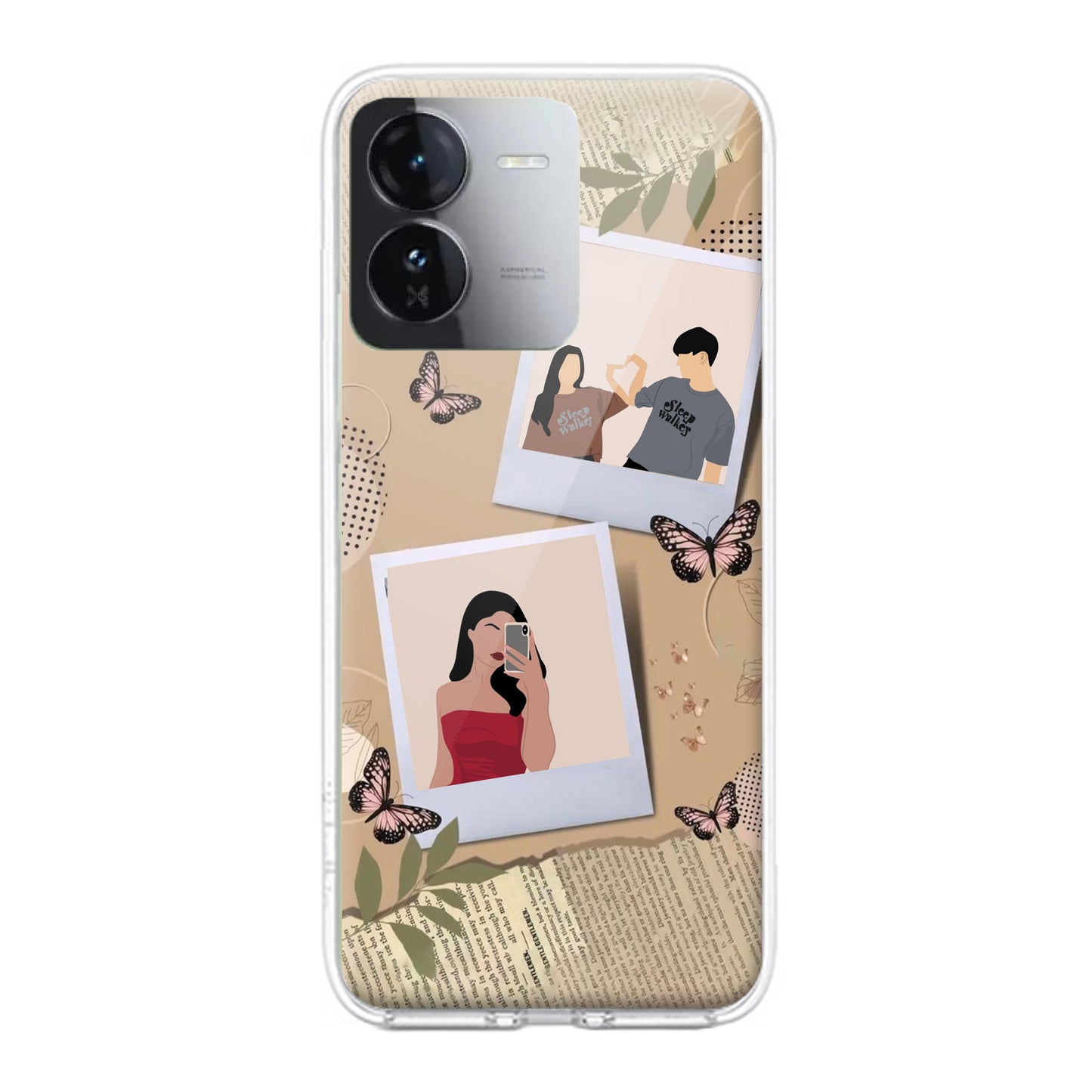 Creatistic Personlised Photo Transparent Silicon Case For iQOO ShopOnCliQ