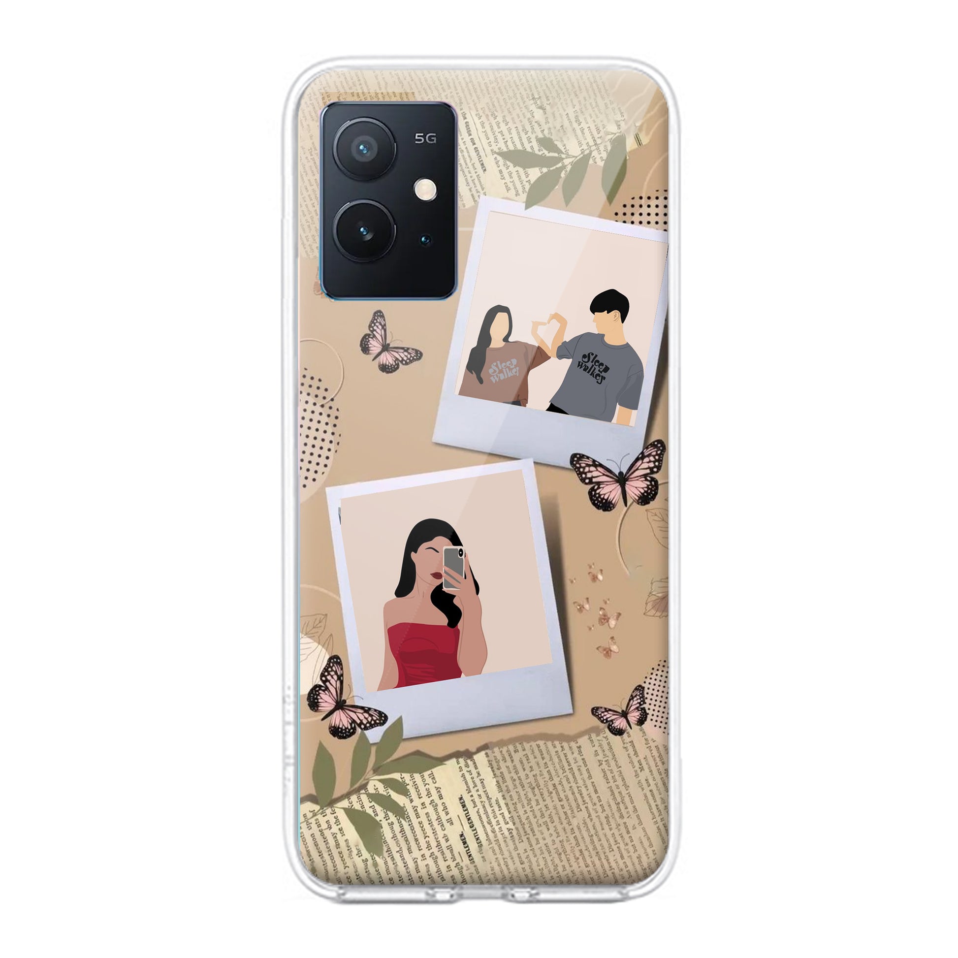 Creatistic Personlised Photo Transparent Silicon Case For iQOO ShopOnCliQ