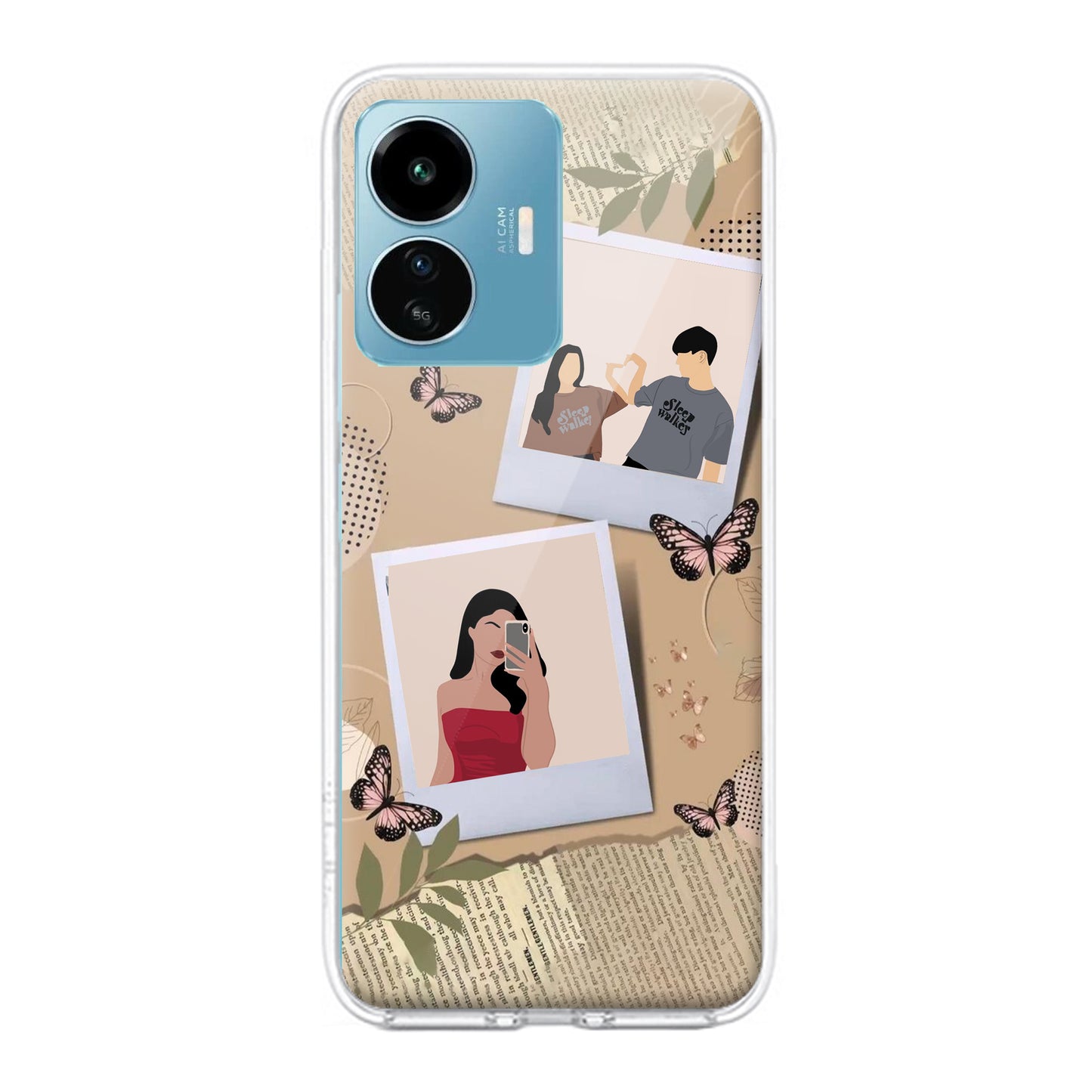 Creatistic Personlised Photo Transparent Silicon Case For iQOO ShopOnCliQ