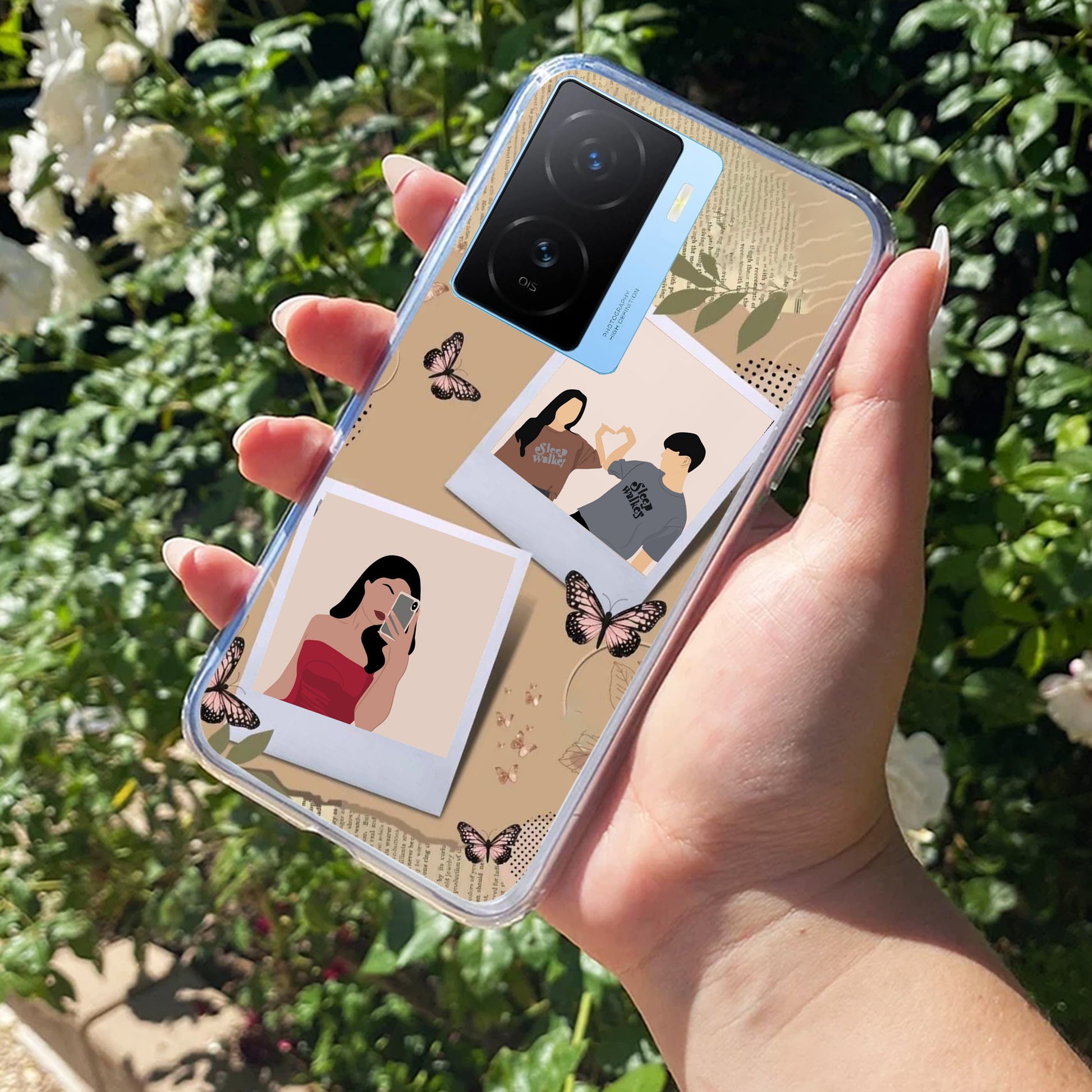 Creatistic Personlised Photo Transparent Silicon Case For iQOO ShopOnCliQ