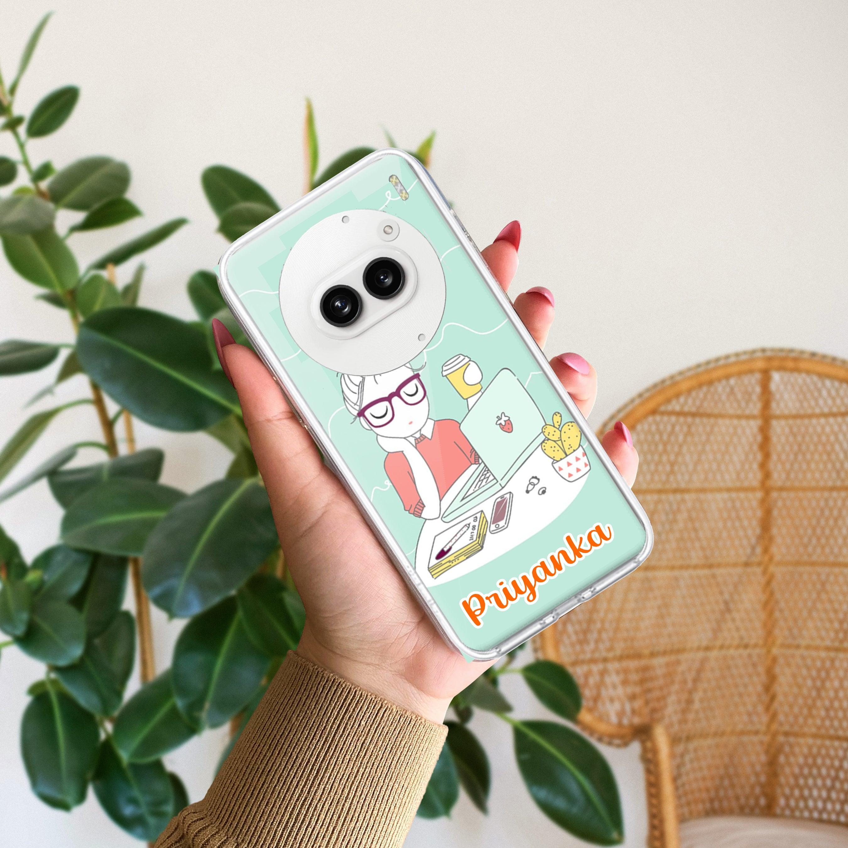 Creator Girl Customize Transparent Silicon Case For Nothing - ShopOnCliQ