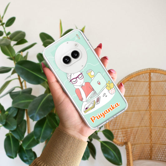 Creator Girl Customize Transparent Silicon Case For Nothing ShopOnCliQ