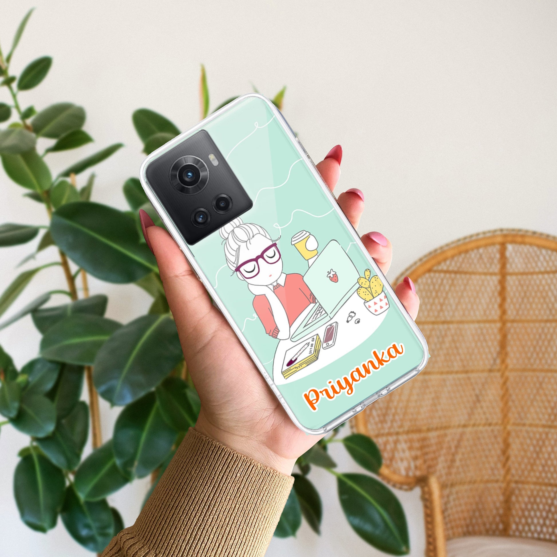 Creator Girl Customize Transparent Silicon Case For OnePlus - ShopOnCliQ