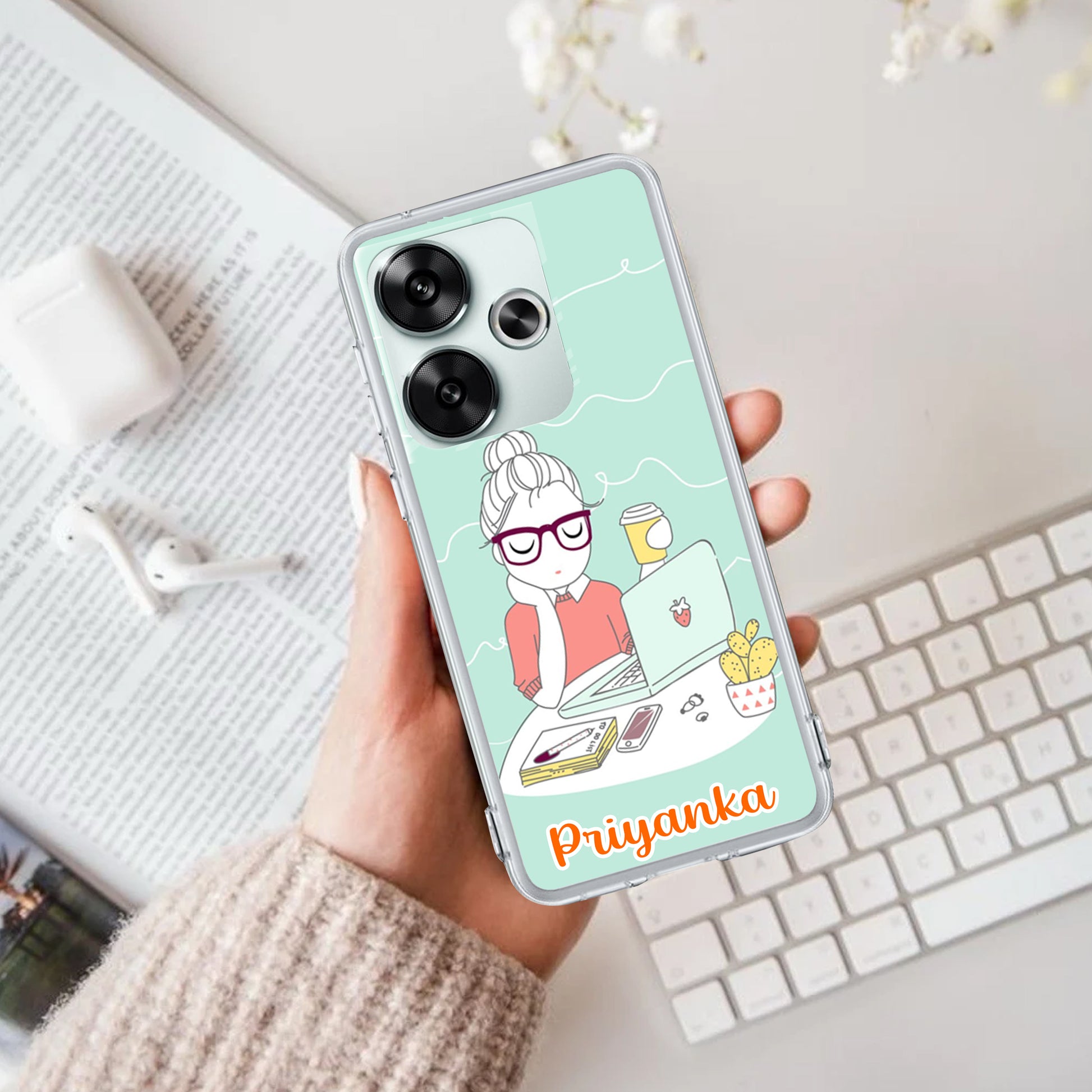 Creator Girl Customize Transparent Silicon Case For Poco - ShopOnCliQ